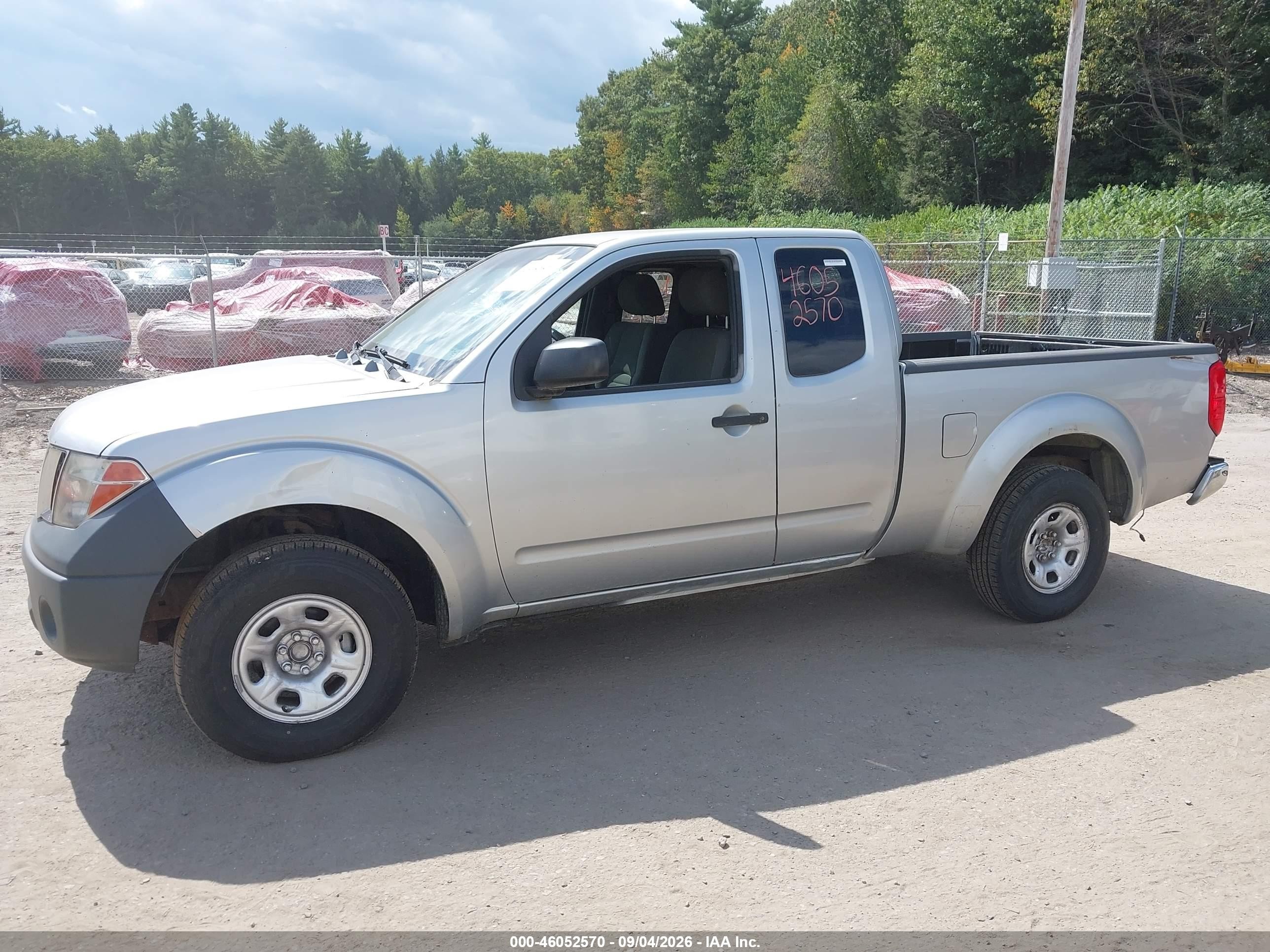 2006 Nissan Frontier Xe Silver vin: 1N6BD06T36C428146