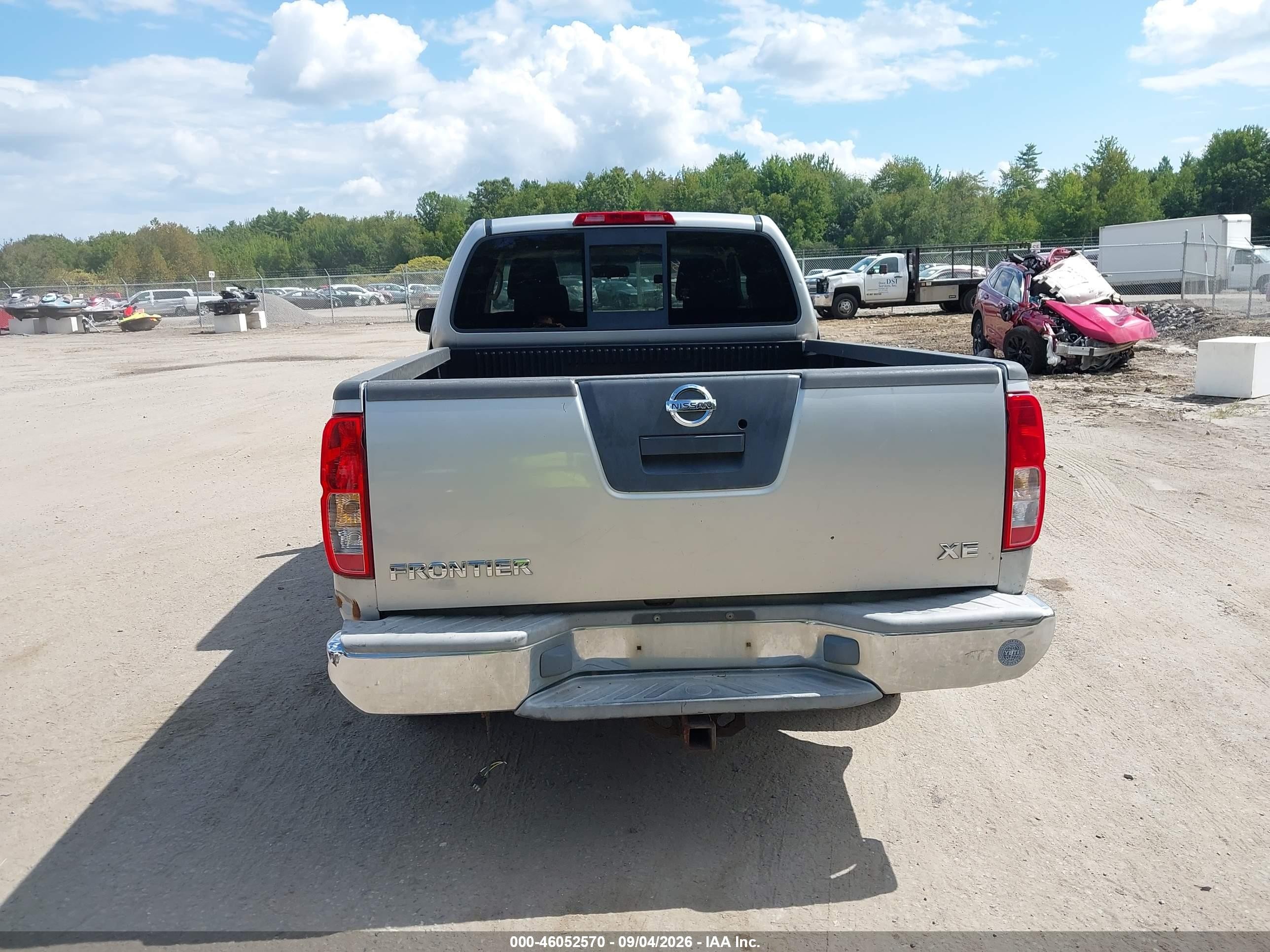 2006 Nissan Frontier Xe Silver vin: 1N6BD06T36C428146
