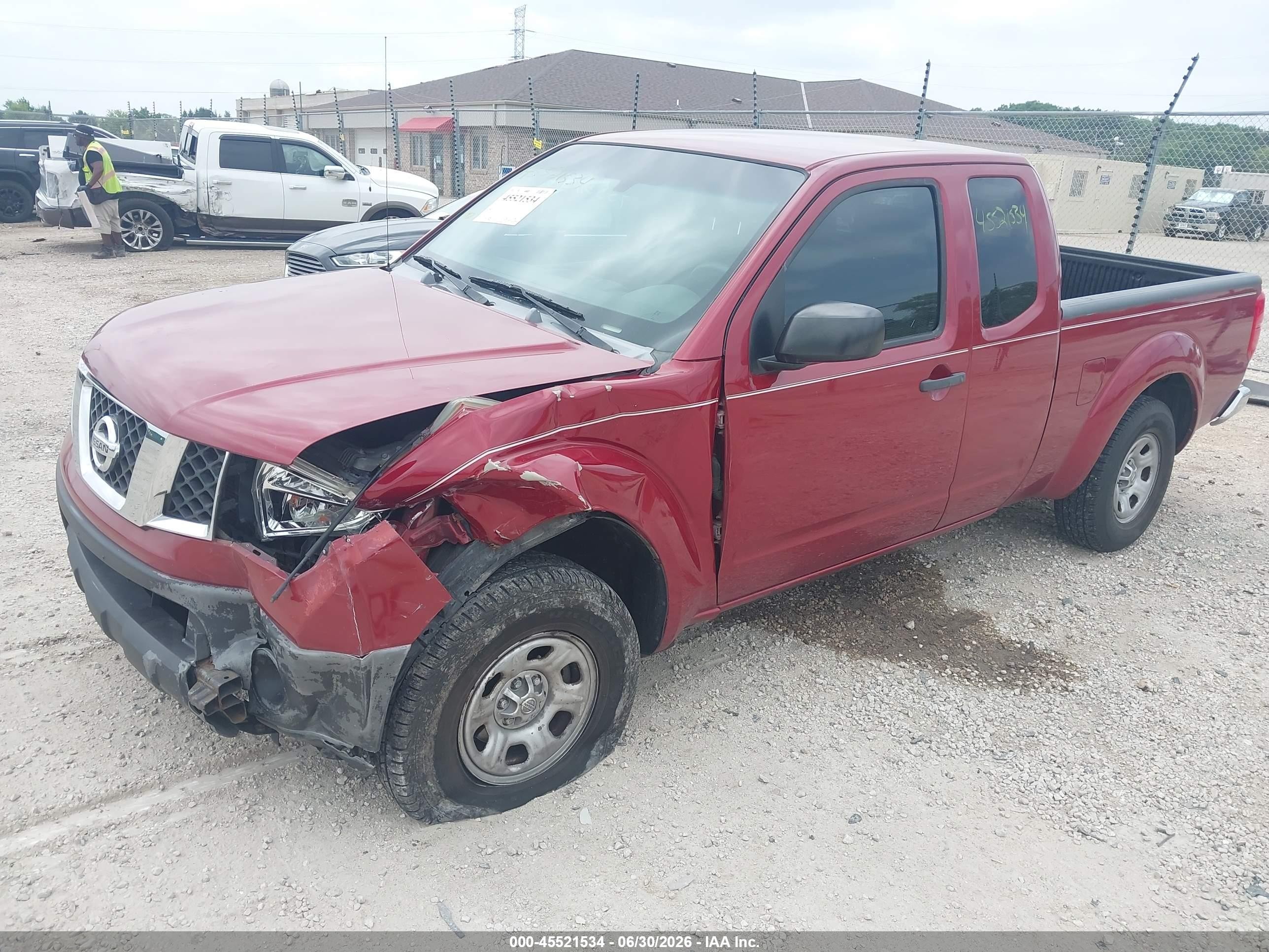2006 Nissan Frontier Xe Red vin: 1N6BD06T36C453791