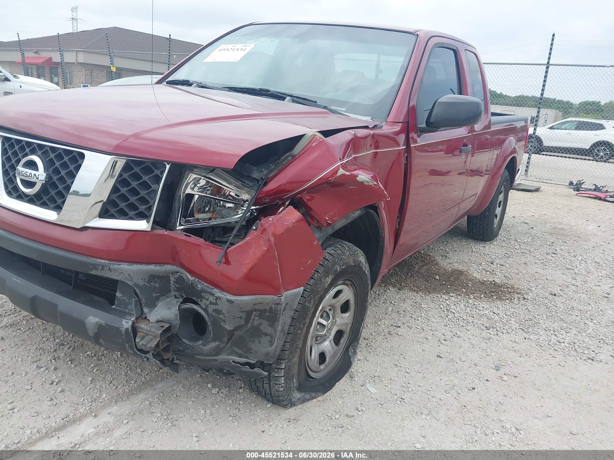 2006 Nissan Frontier Xe Red vin: 1N6BD06T36C453791
