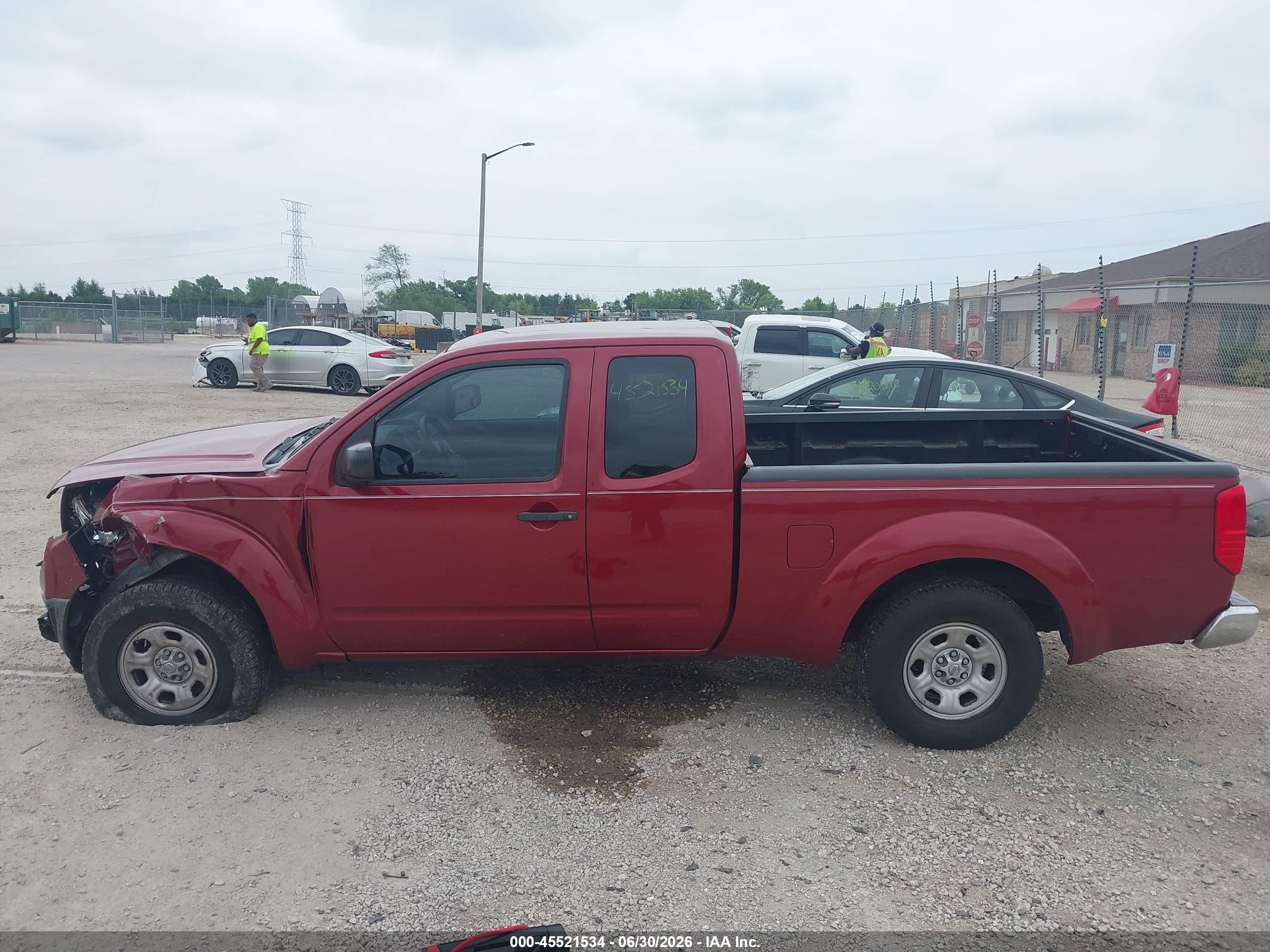 2006 Nissan Frontier Xe Red vin: 1N6BD06T36C453791