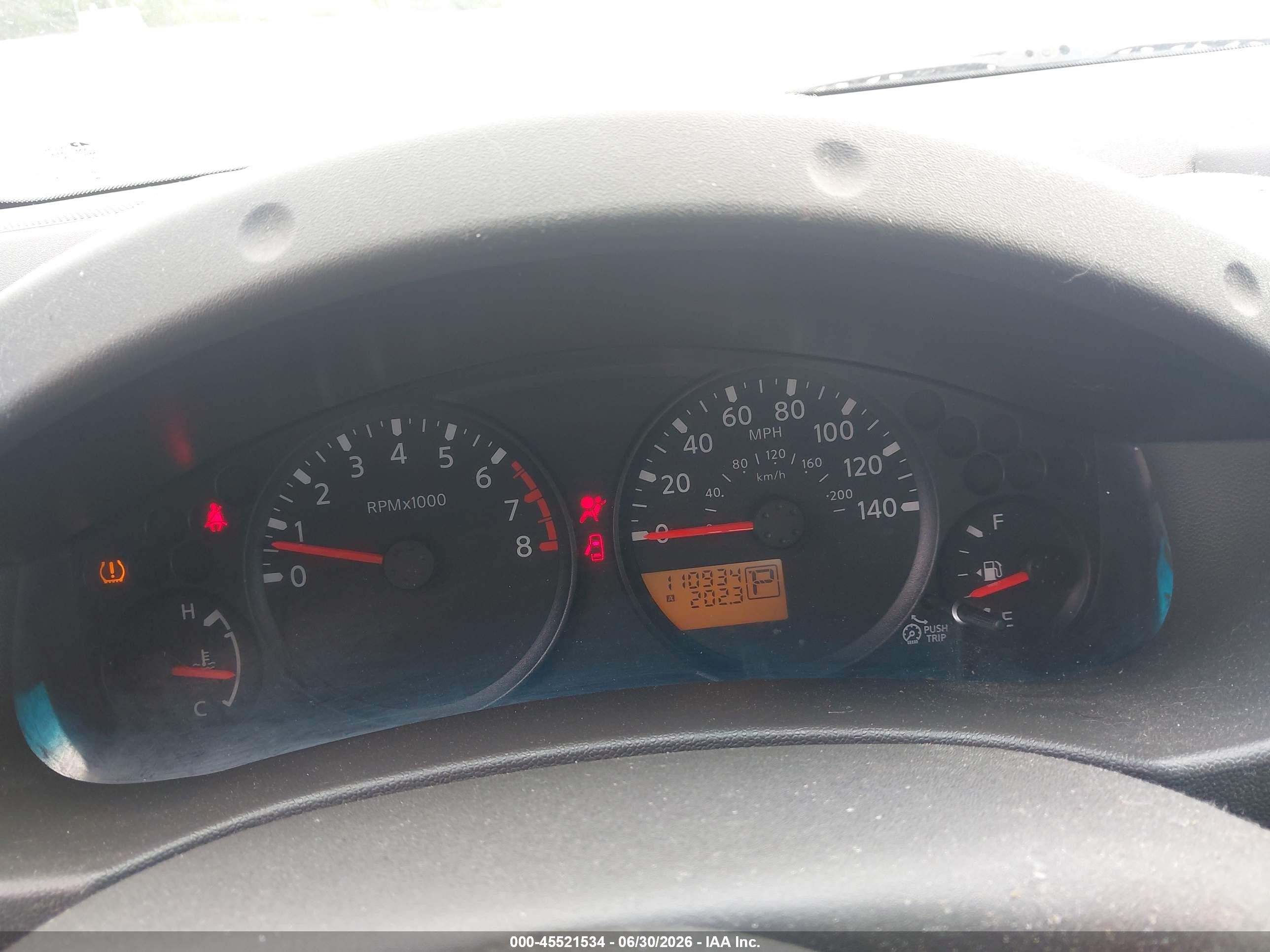 2006 Nissan Frontier Xe Red vin: 1N6BD06T36C453791