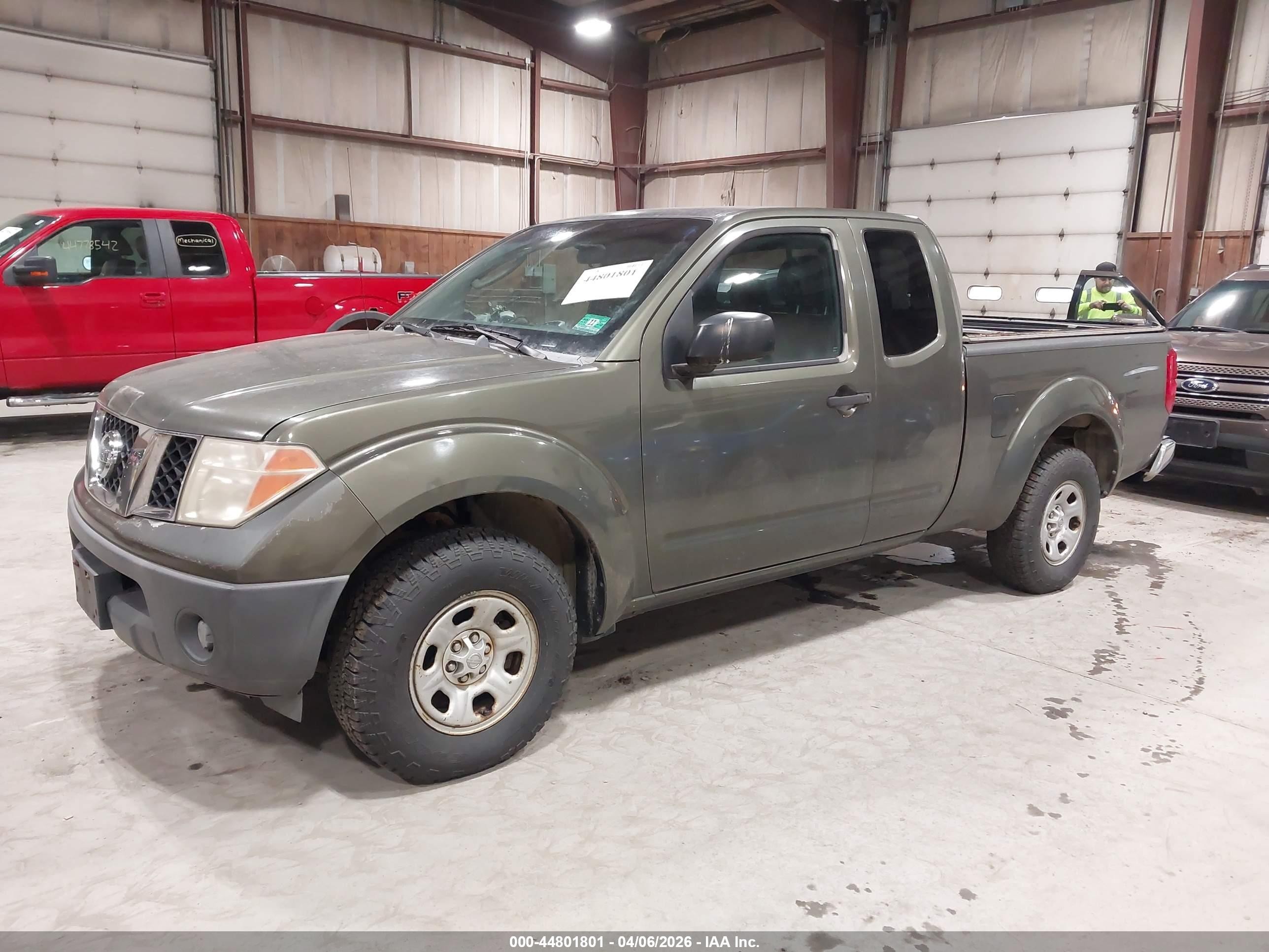 2005 Nissan Frontier Xe Green vin: 1N6BD06T45C433970