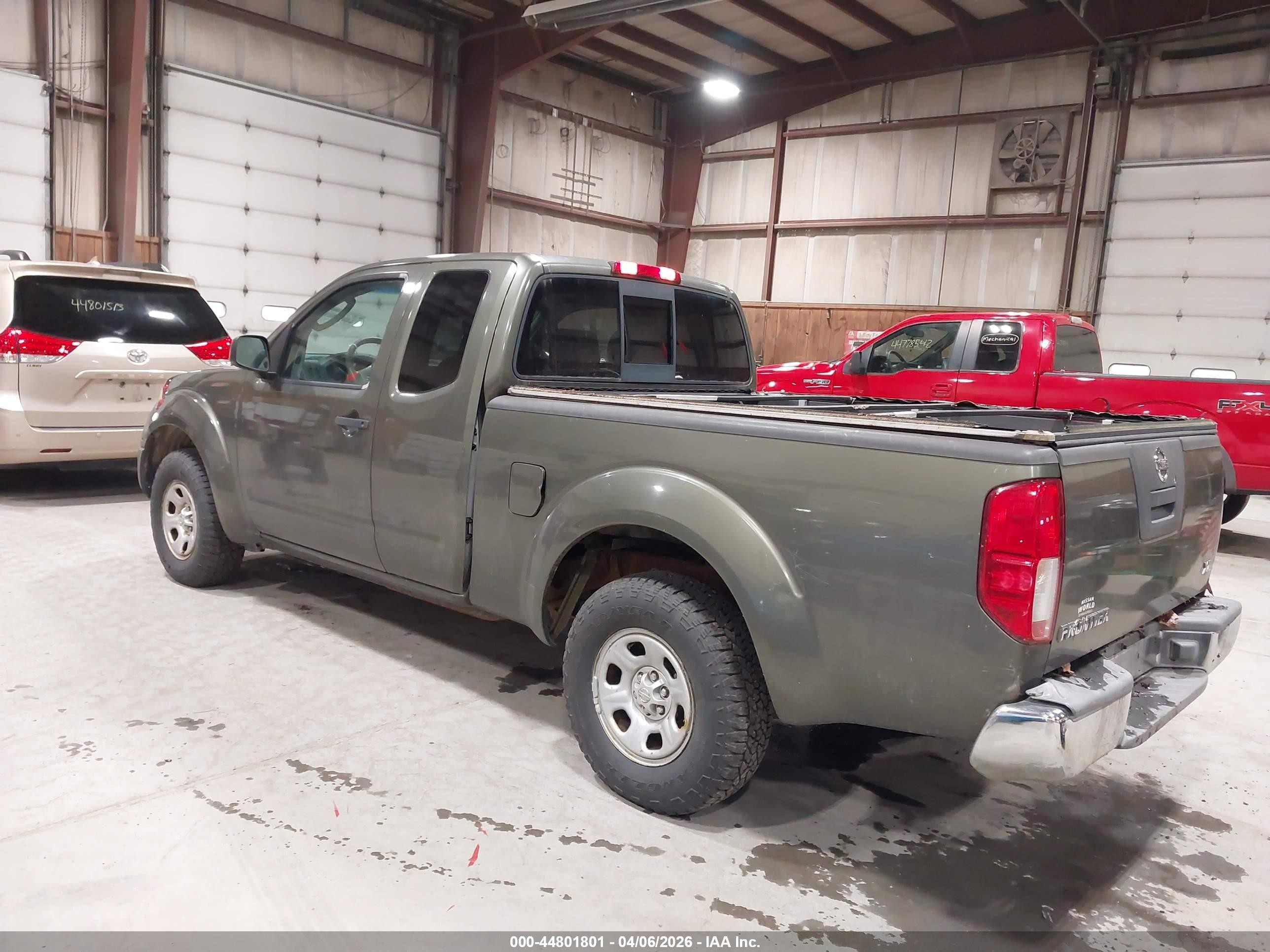 2005 Nissan Frontier Xe Green vin: 1N6BD06T45C433970