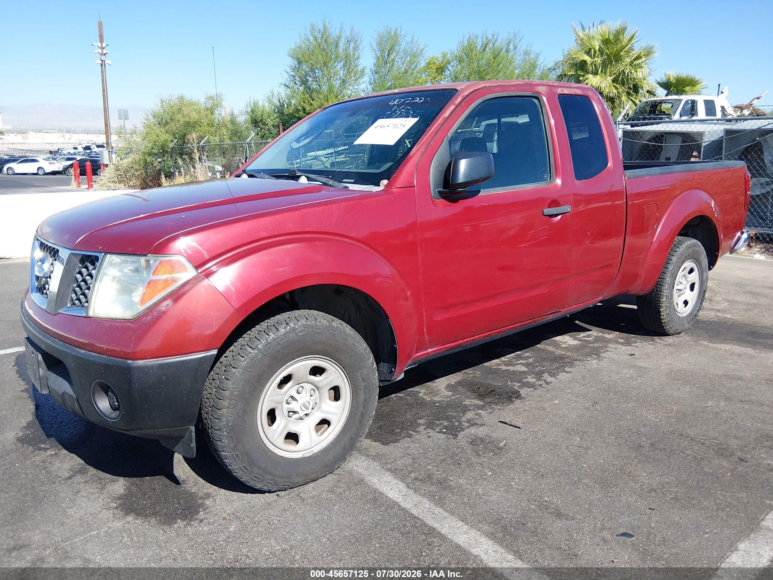 2006 Nissan Frontier Xe Темно-бордовый vin: 1N6BD06T46C470227
