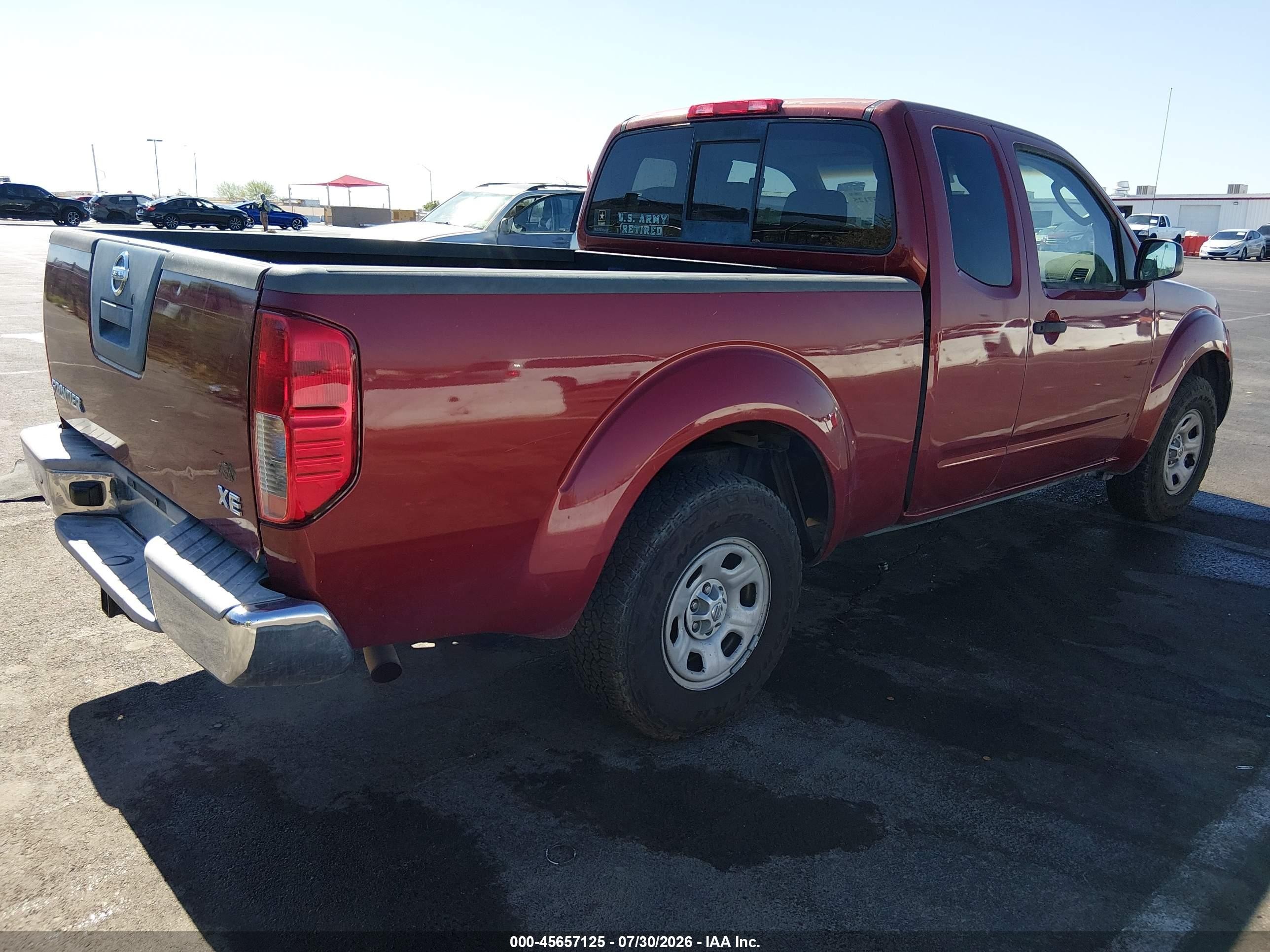 2006 Nissan Frontier Xe Темно-бордовый vin: 1N6BD06T46C470227