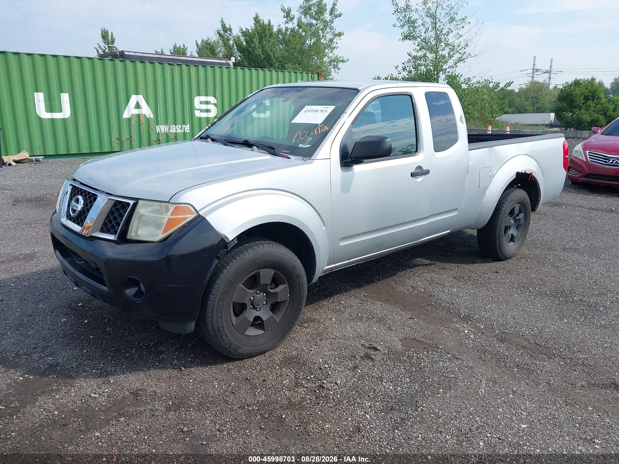 2007 Nissan Frontier Xe Silver vin: 1N6BD06T47C452327