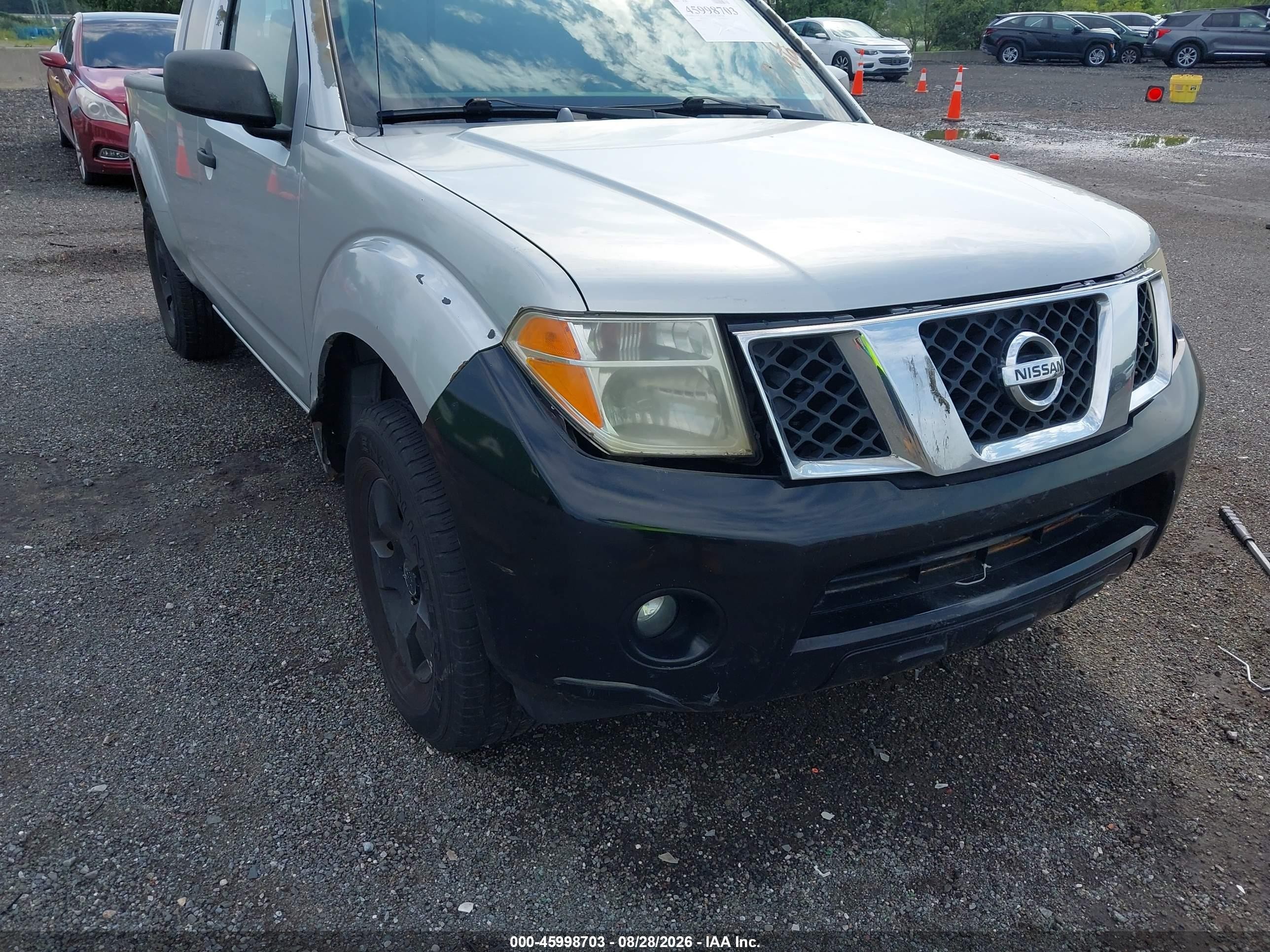 2007 Nissan Frontier Xe Silver vin: 1N6BD06T47C452327