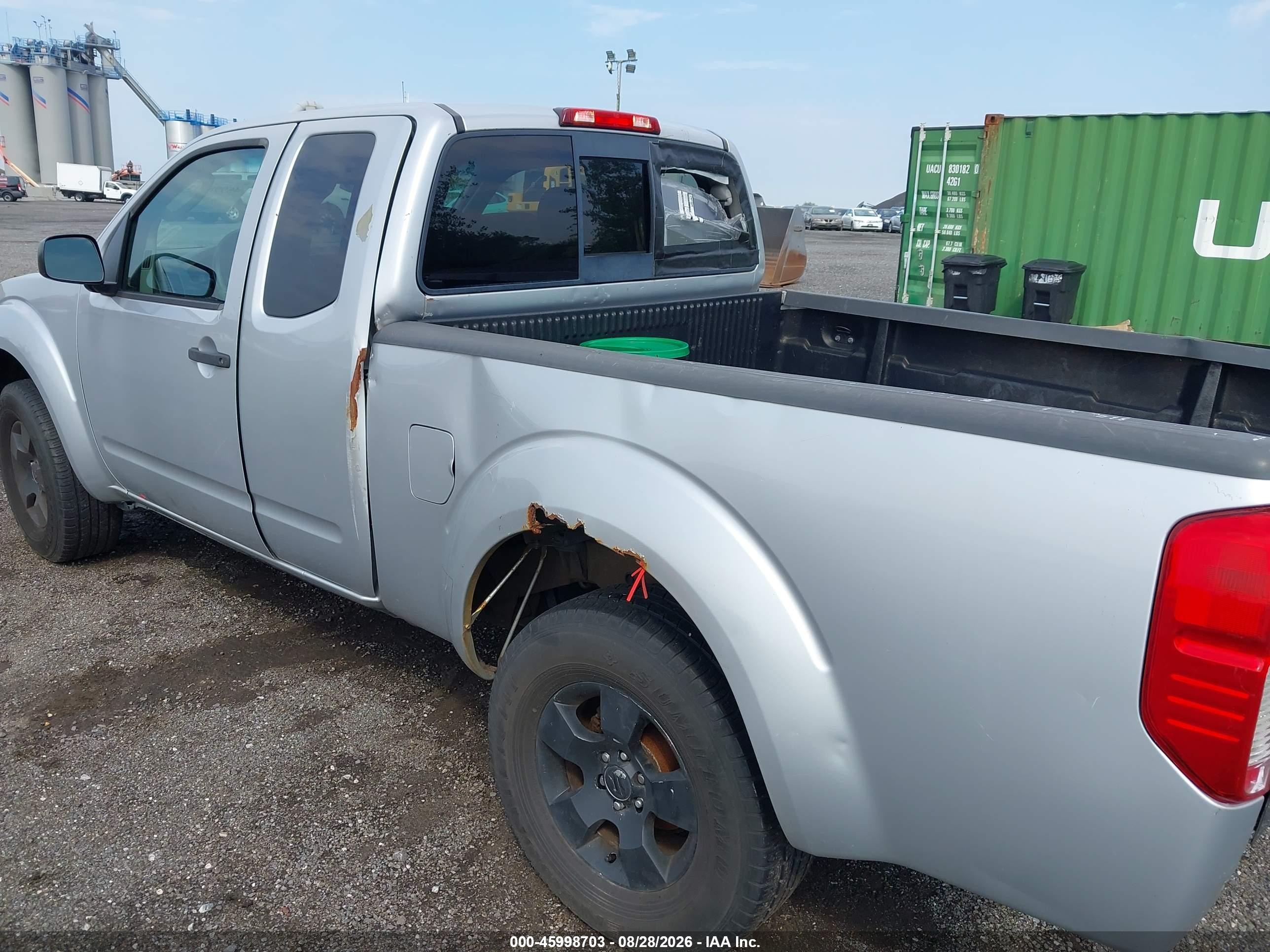 2007 Nissan Frontier Xe Silver vin: 1N6BD06T47C452327
