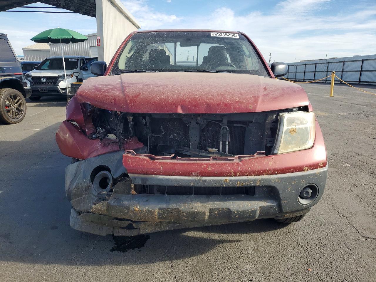 2008 Nissan Frontier Xe Red vin: 1N6BD06T48C412511