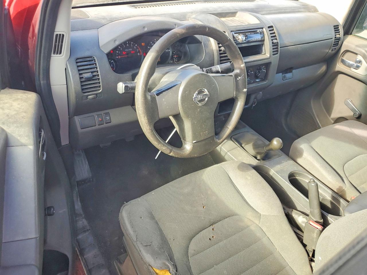 2008 Nissan Frontier Xe Red vin: 1N6BD06T48C412511