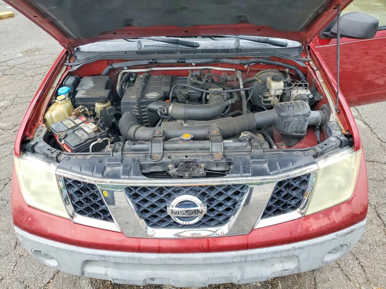 2006 Nissan Frontier Xe Maroon vin: 1N6BD06T56C401384