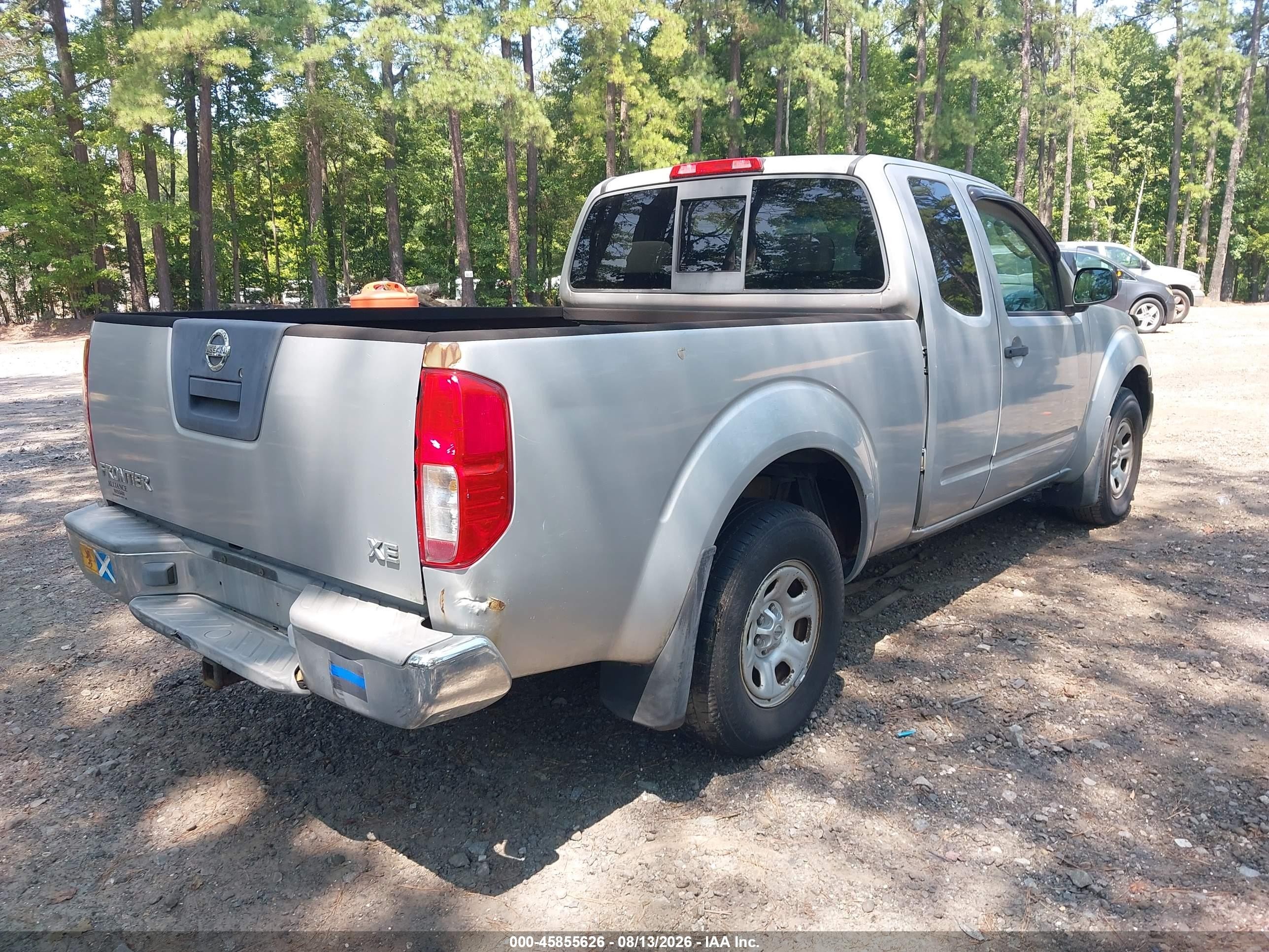 2006 Nissan Frontier Xe Silver vin: 1N6BD06T56C406312