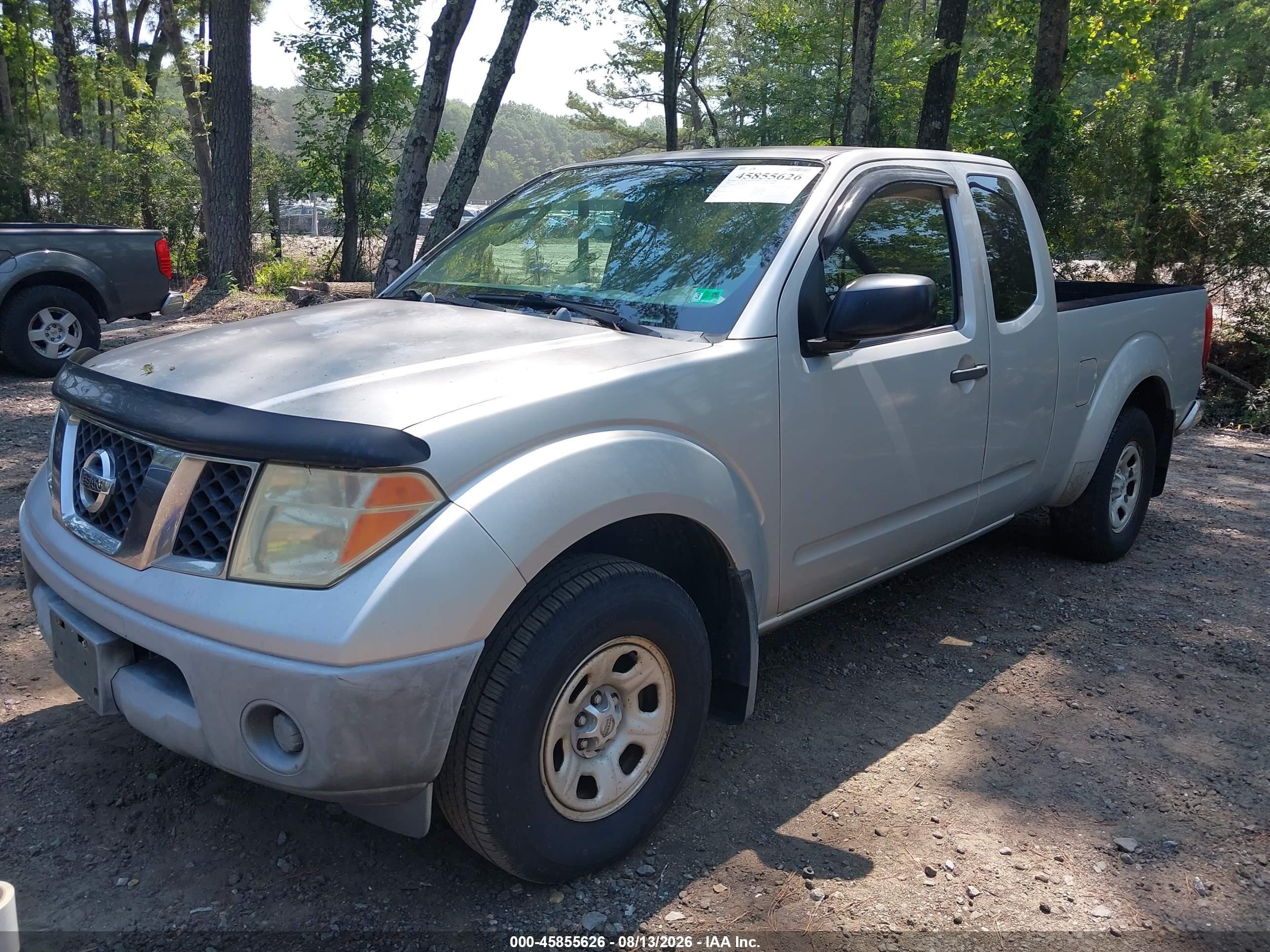 2006 Nissan Frontier Xe Silver vin: 1N6BD06T56C406312