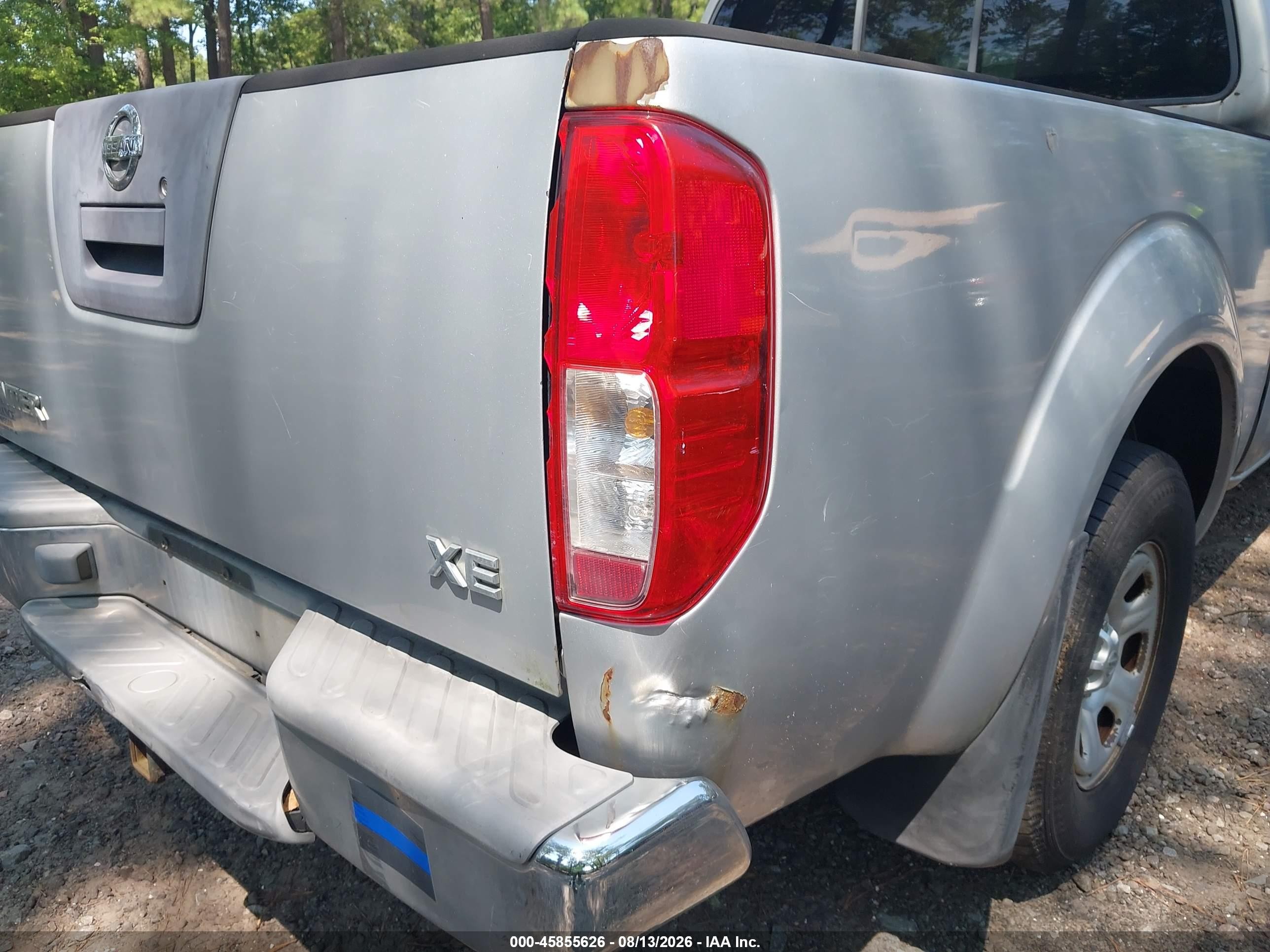 2006 Nissan Frontier Xe Silver vin: 1N6BD06T56C406312