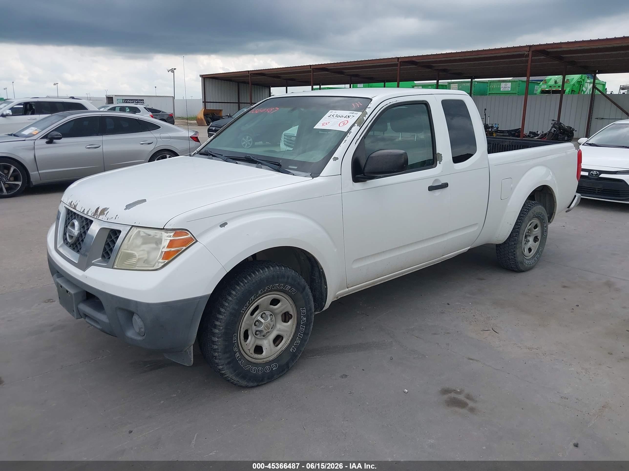 2009 Nissan Frontier Xe White vin: 1N6BD06T59C416049