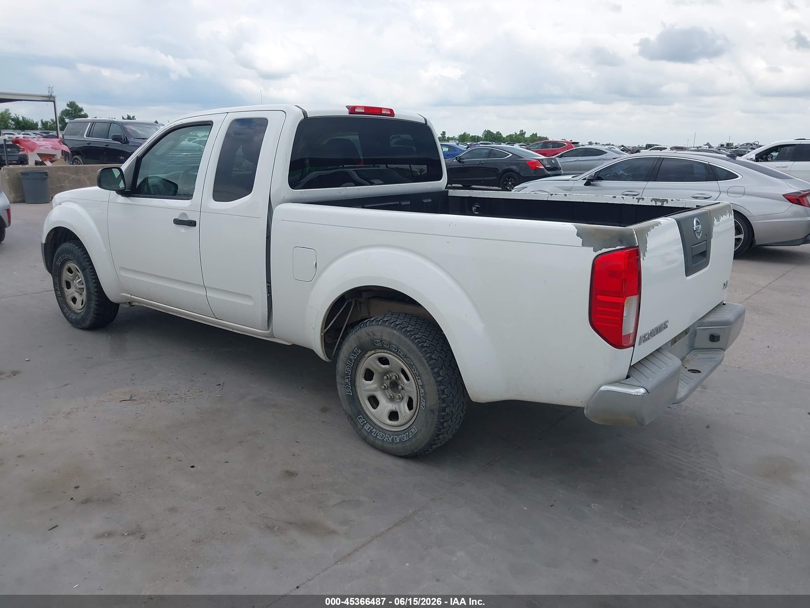 2009 Nissan Frontier Xe White vin: 1N6BD06T59C416049