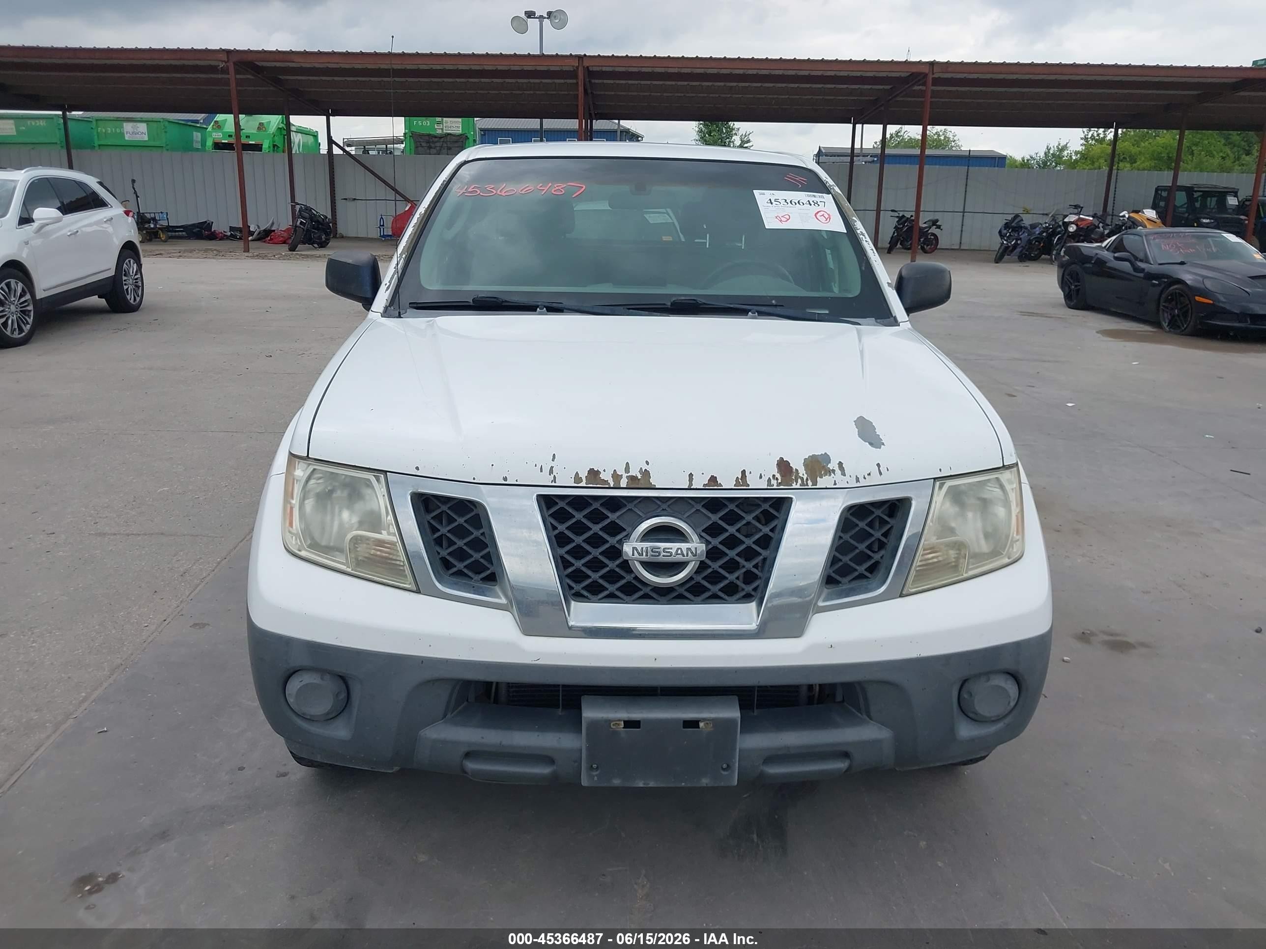 2009 Nissan Frontier Xe White vin: 1N6BD06T59C416049