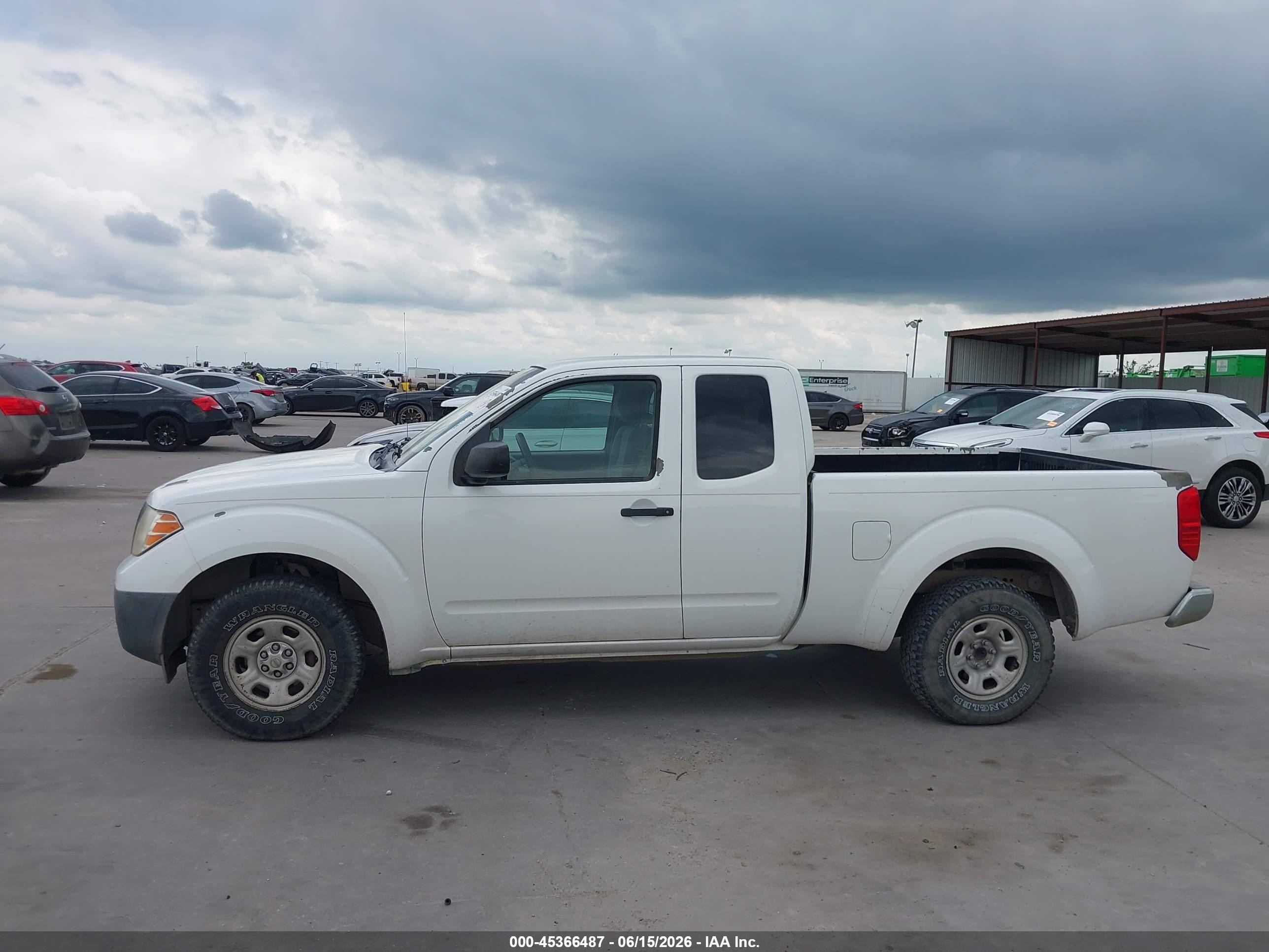 2009 Nissan Frontier Xe White vin: 1N6BD06T59C416049