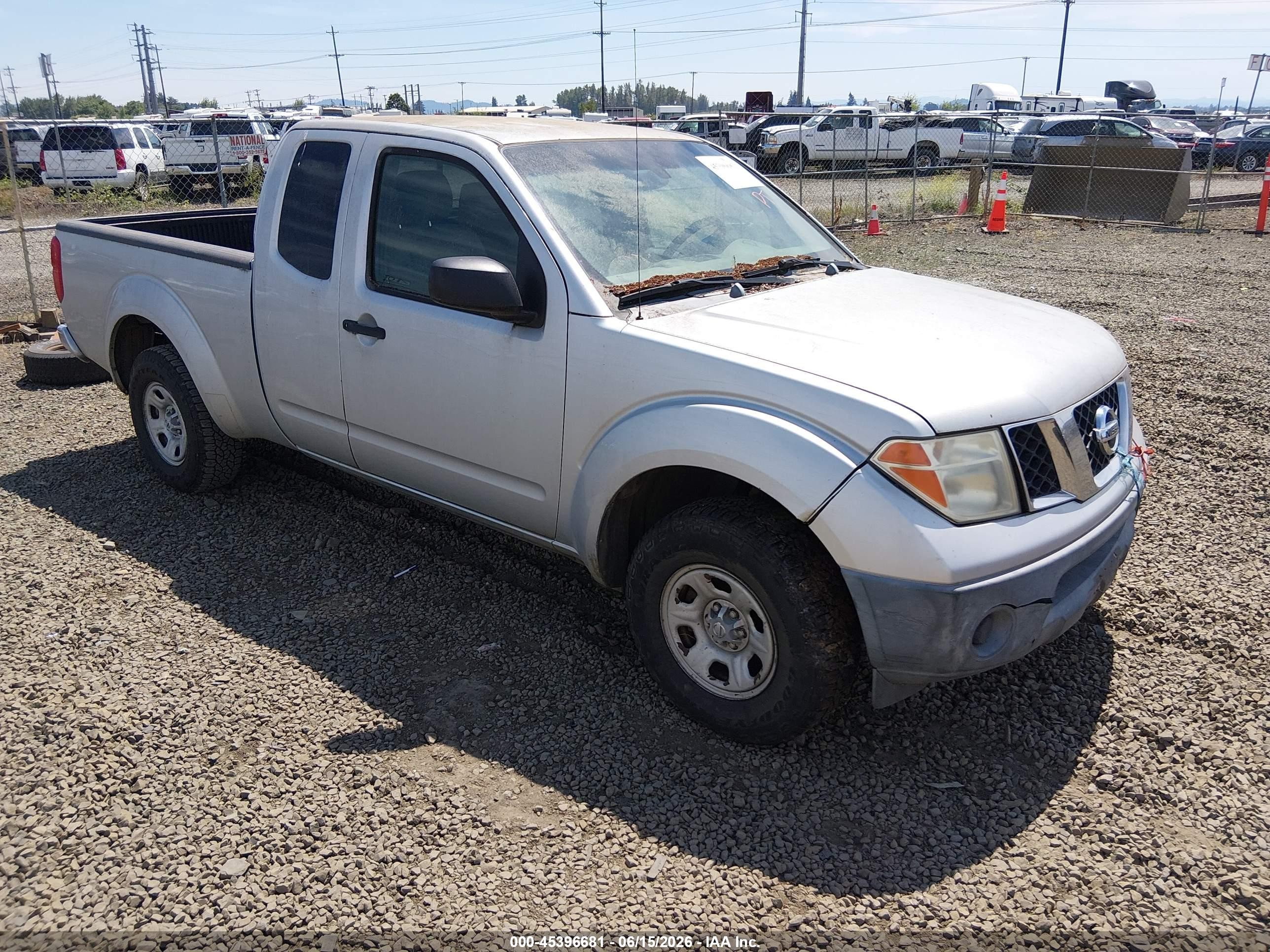 2005 Nissan Frontier 2wd Xe Silver vin: 1N6BD06T65C430150