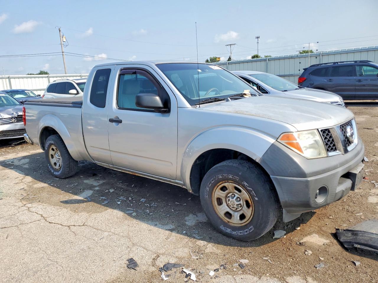 2005 Nissan Frontier Xe Silver vin: 1N6BD06T65C442976