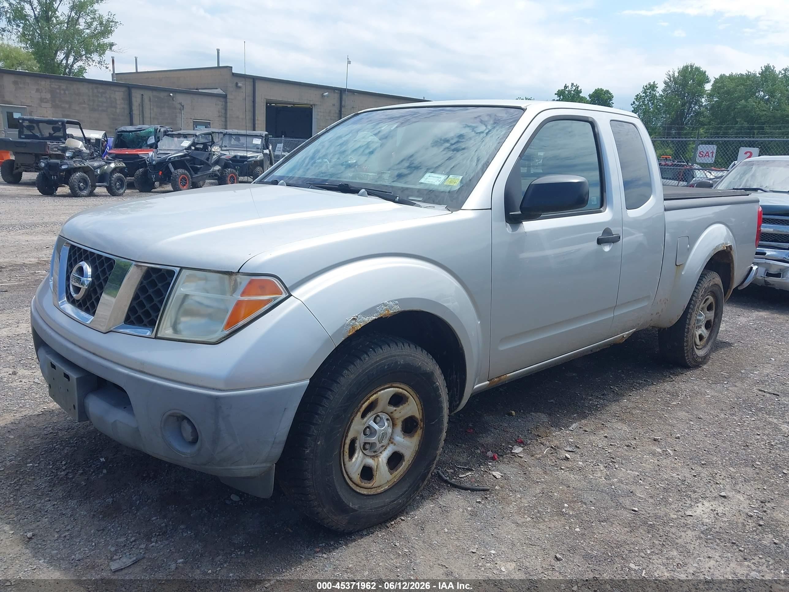 2006 Nissan Frontier Xe Silver vin: 1N6BD06T66C413396