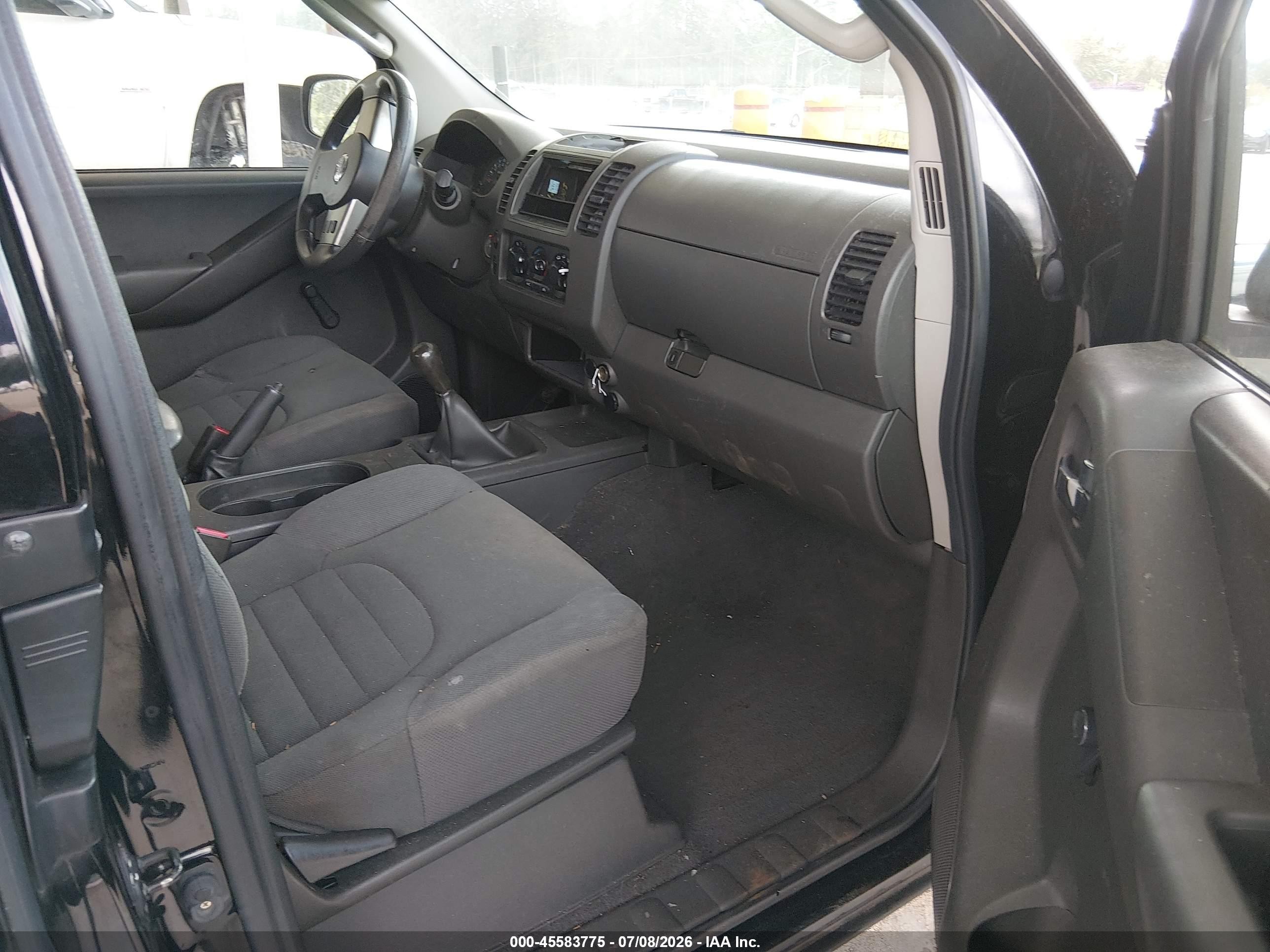 2007 Nissan Frontier Xe Black vin: 1N6BD06T67C411813