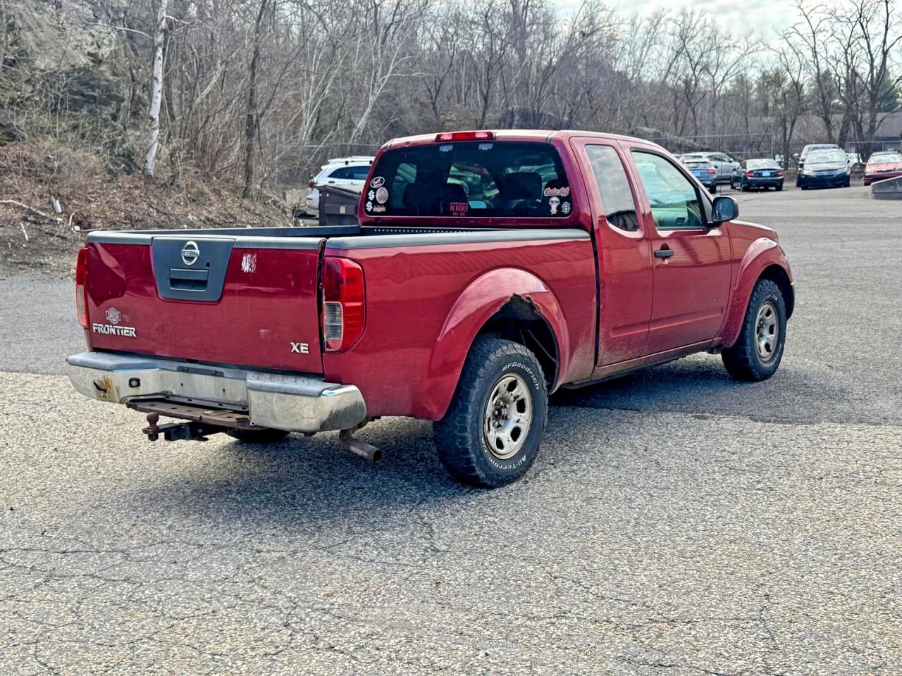 2007 Nissan Frontier Xe Бордовый vin: 1N6BD06T67C422990