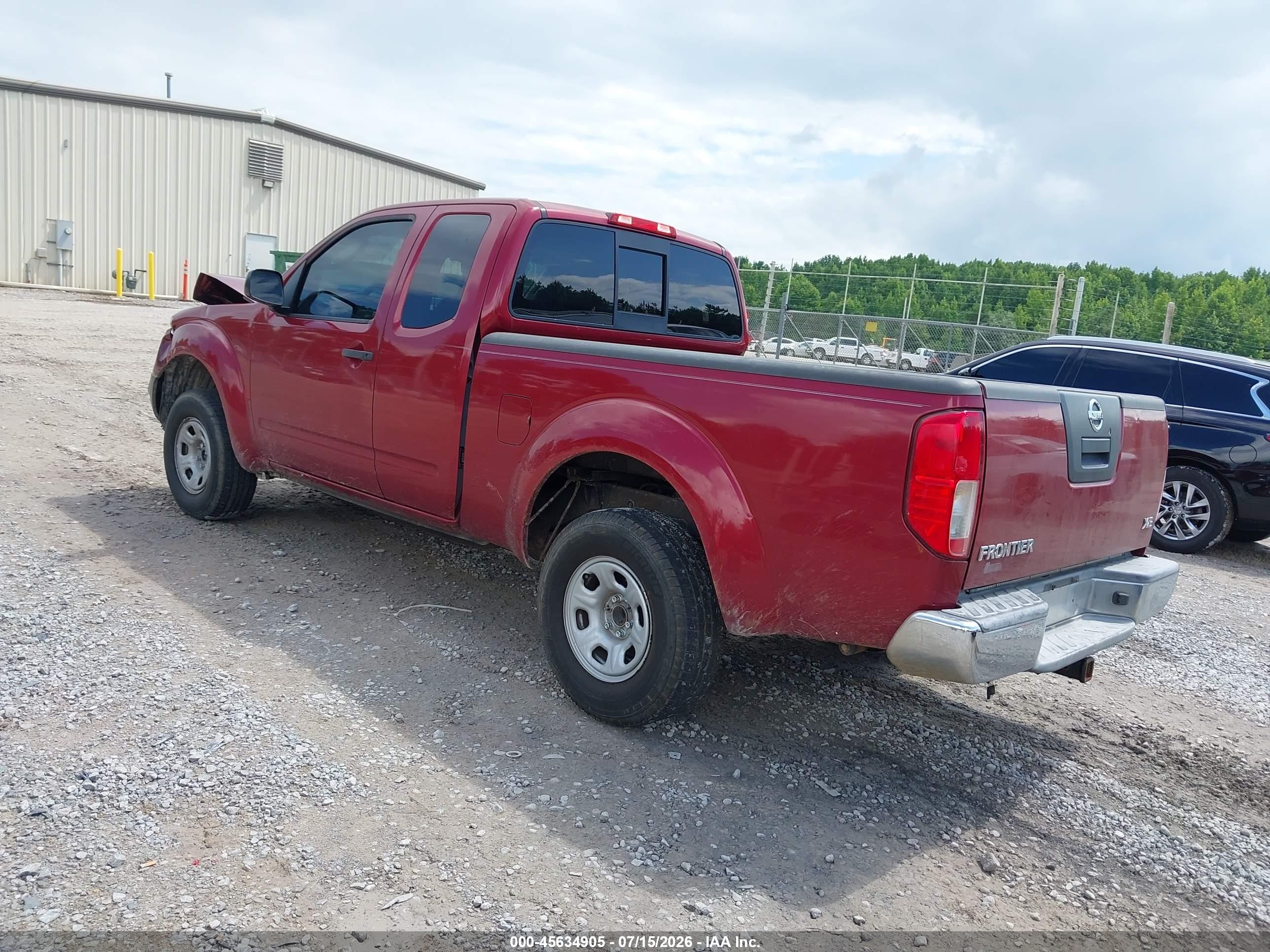 2007 Nissan Frontier Xe Red vin: 1N6BD06T67C427946