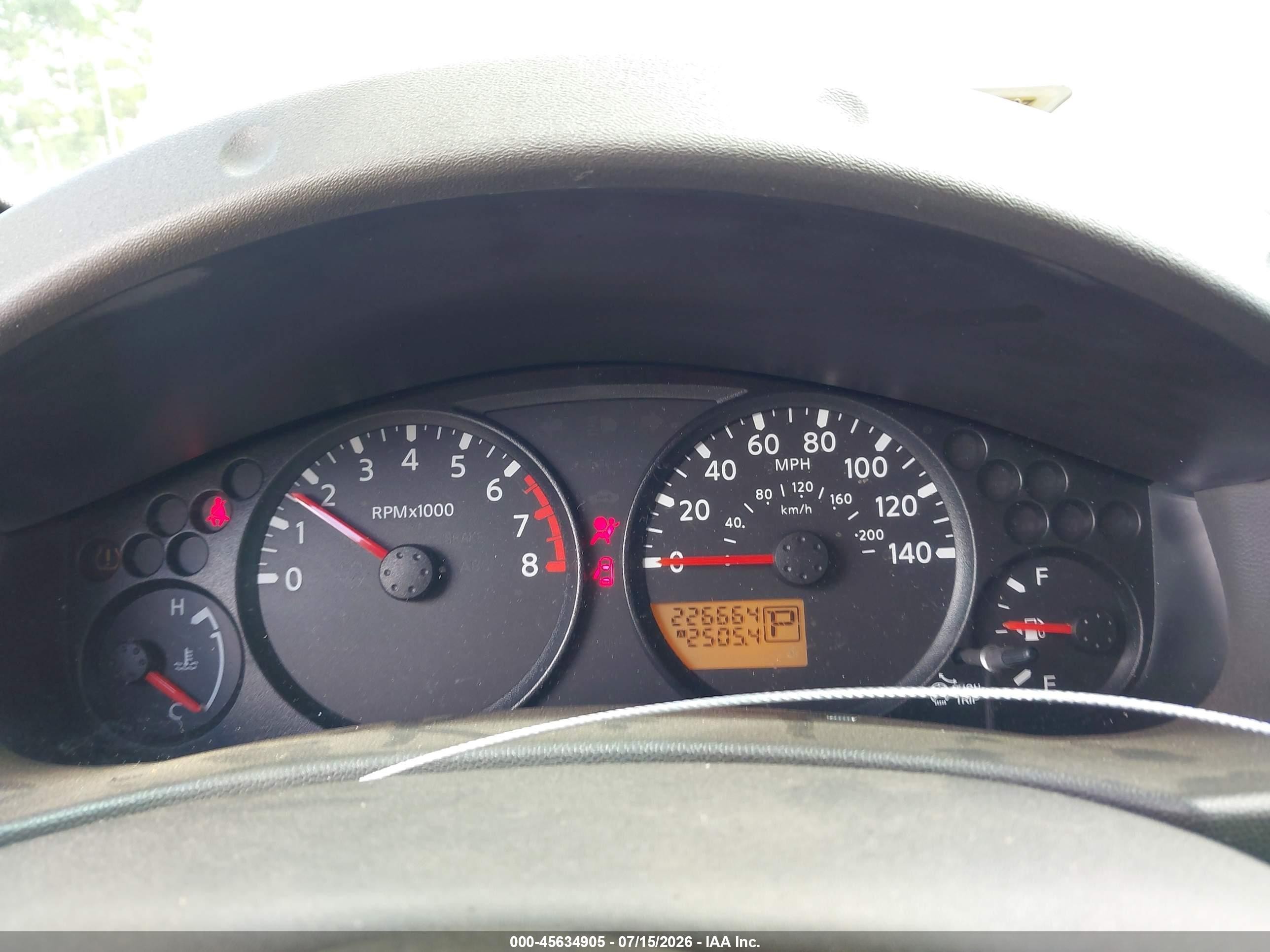 2007 Nissan Frontier Xe Red vin: 1N6BD06T67C427946