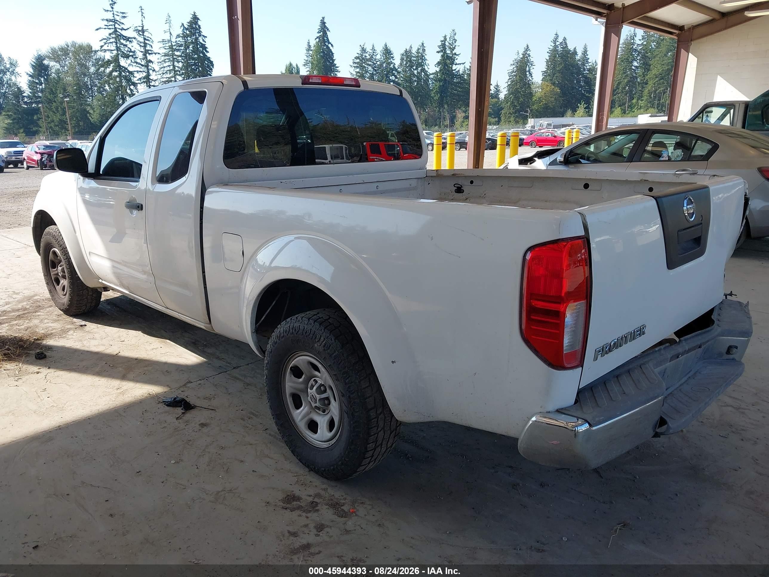 2009 Nissan Frontier Xe White vin: 1N6BD06T69C416397