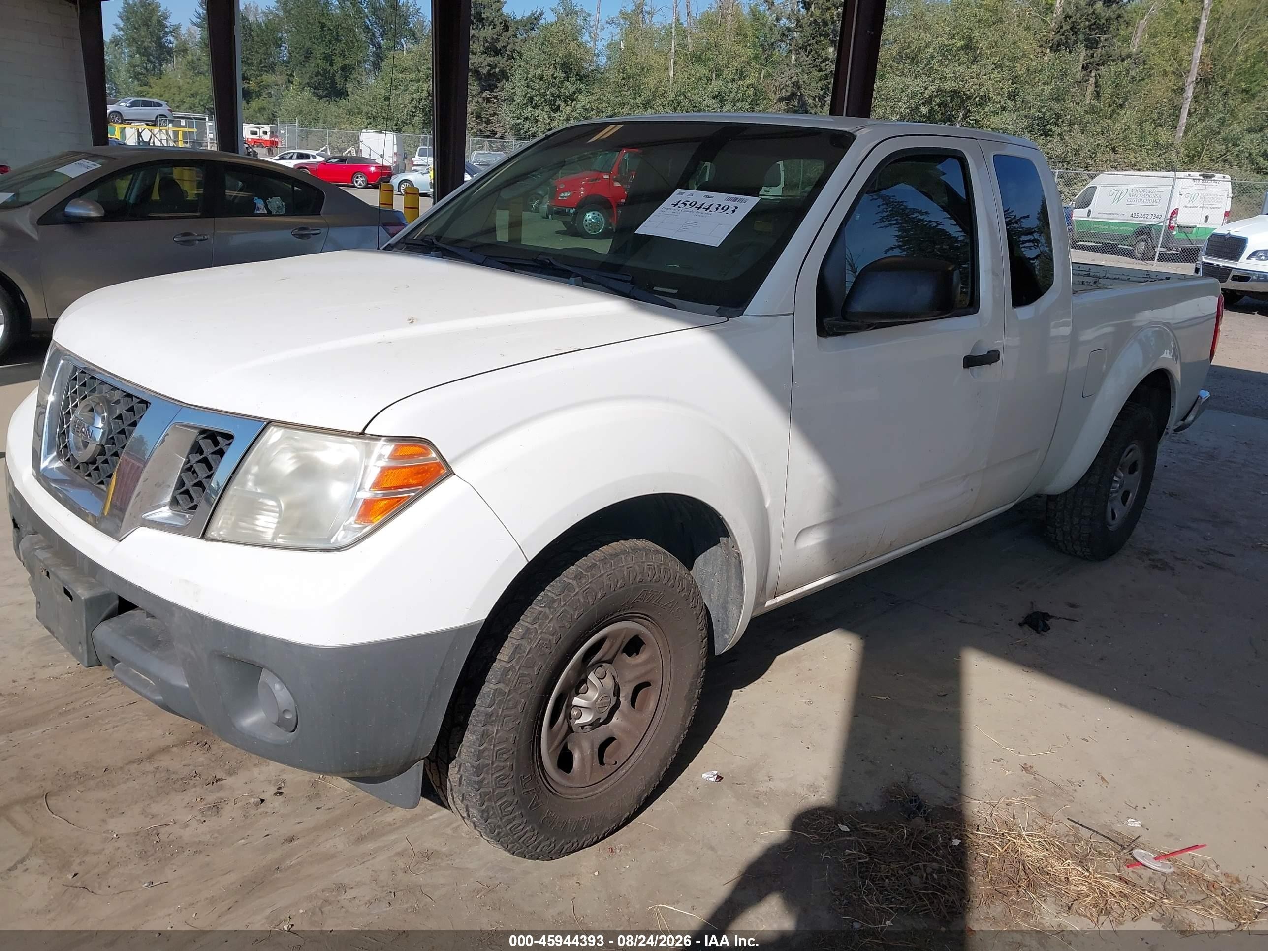 2009 Nissan Frontier Xe White vin: 1N6BD06T69C416397