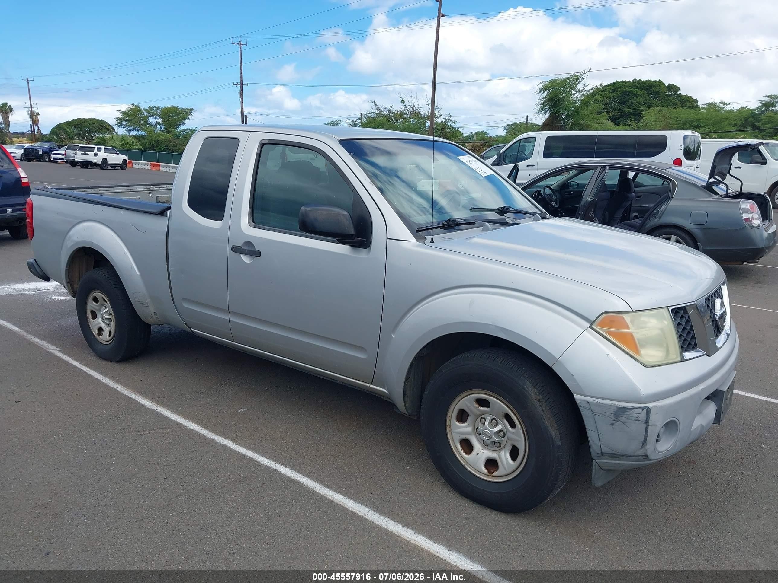 2006 Nissan Frontier Xe Silver vin: 1N6BD06T76C430854