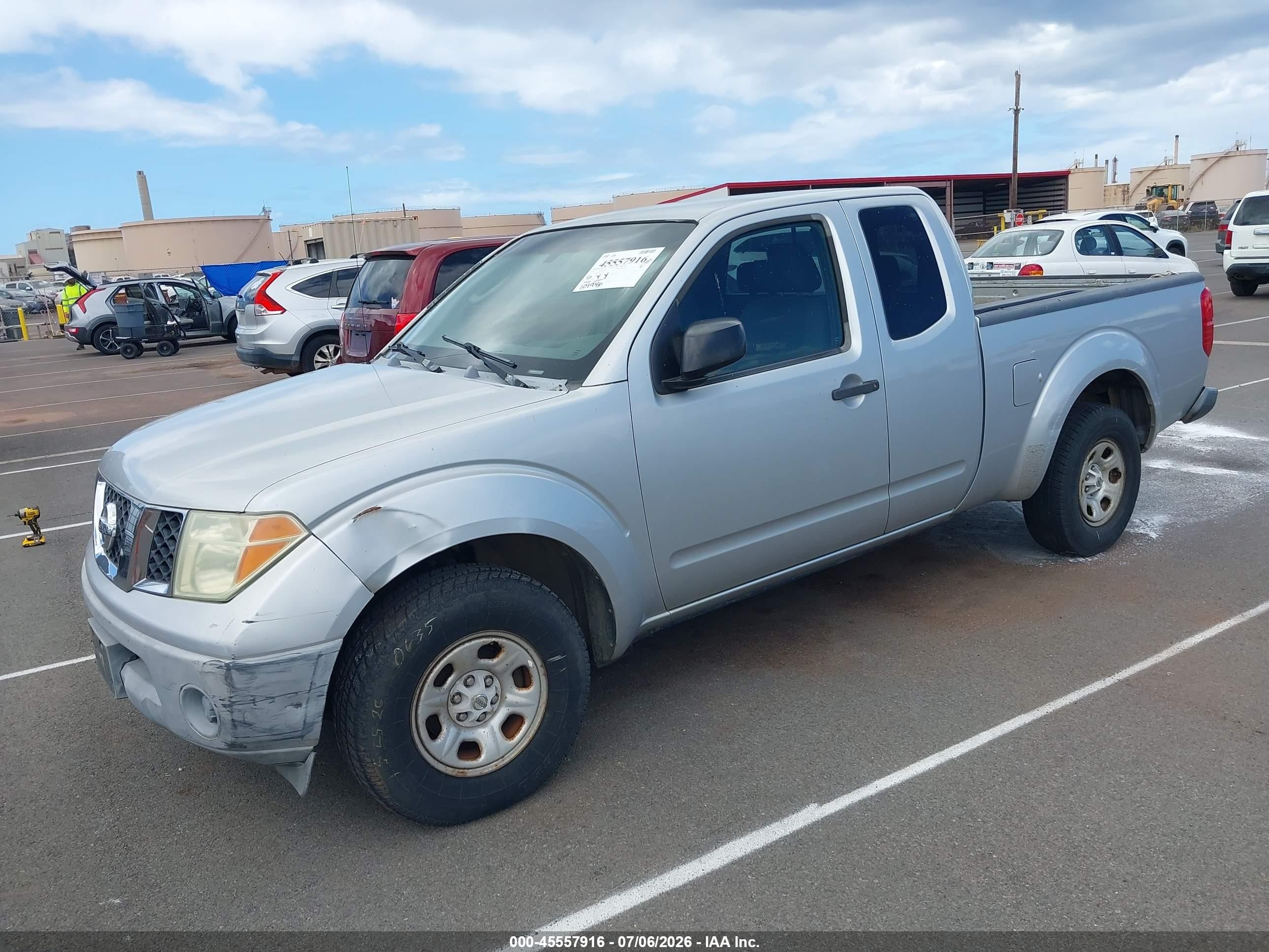 2006 Nissan Frontier Xe Silver vin: 1N6BD06T76C430854