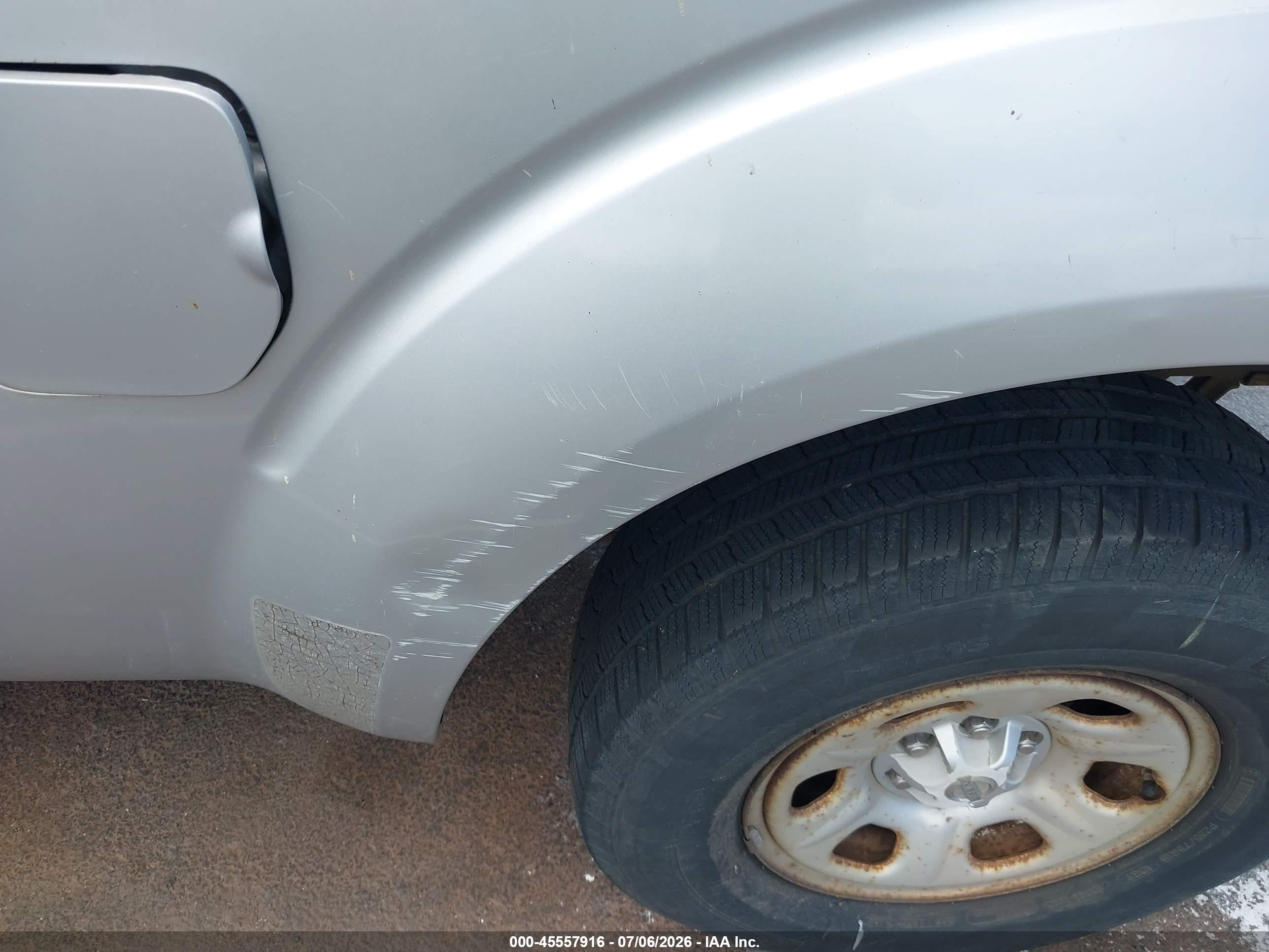 2006 Nissan Frontier Xe Silver vin: 1N6BD06T76C430854