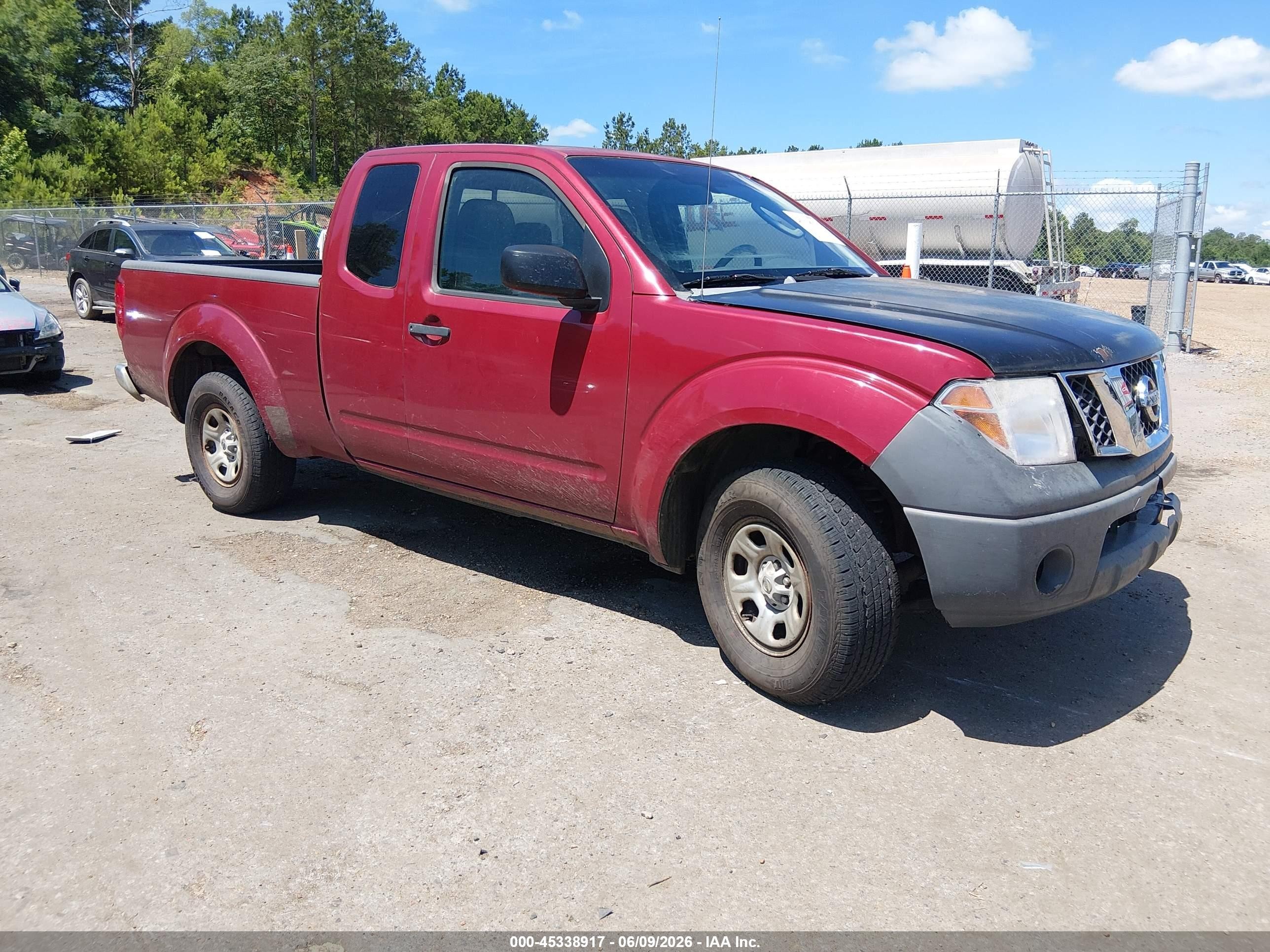 2007 Nissan Frontier Xe Red vin: 1N6BD06T77C409858