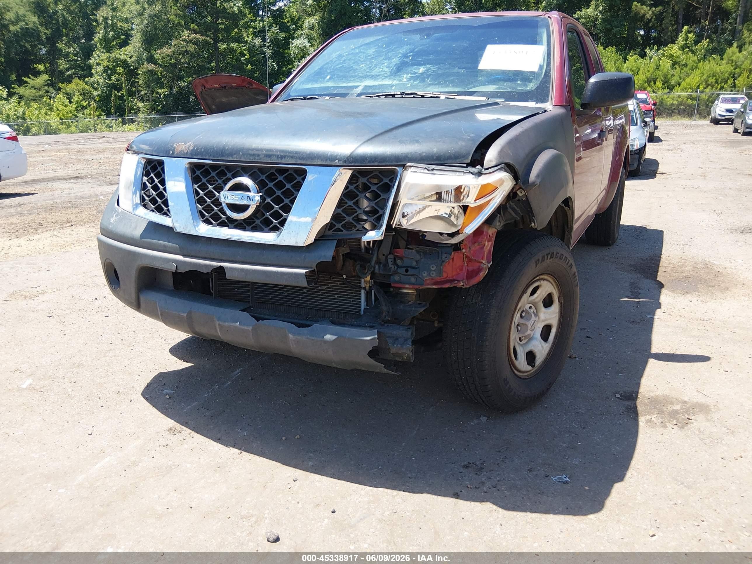 2007 Nissan Frontier Xe Red vin: 1N6BD06T77C409858