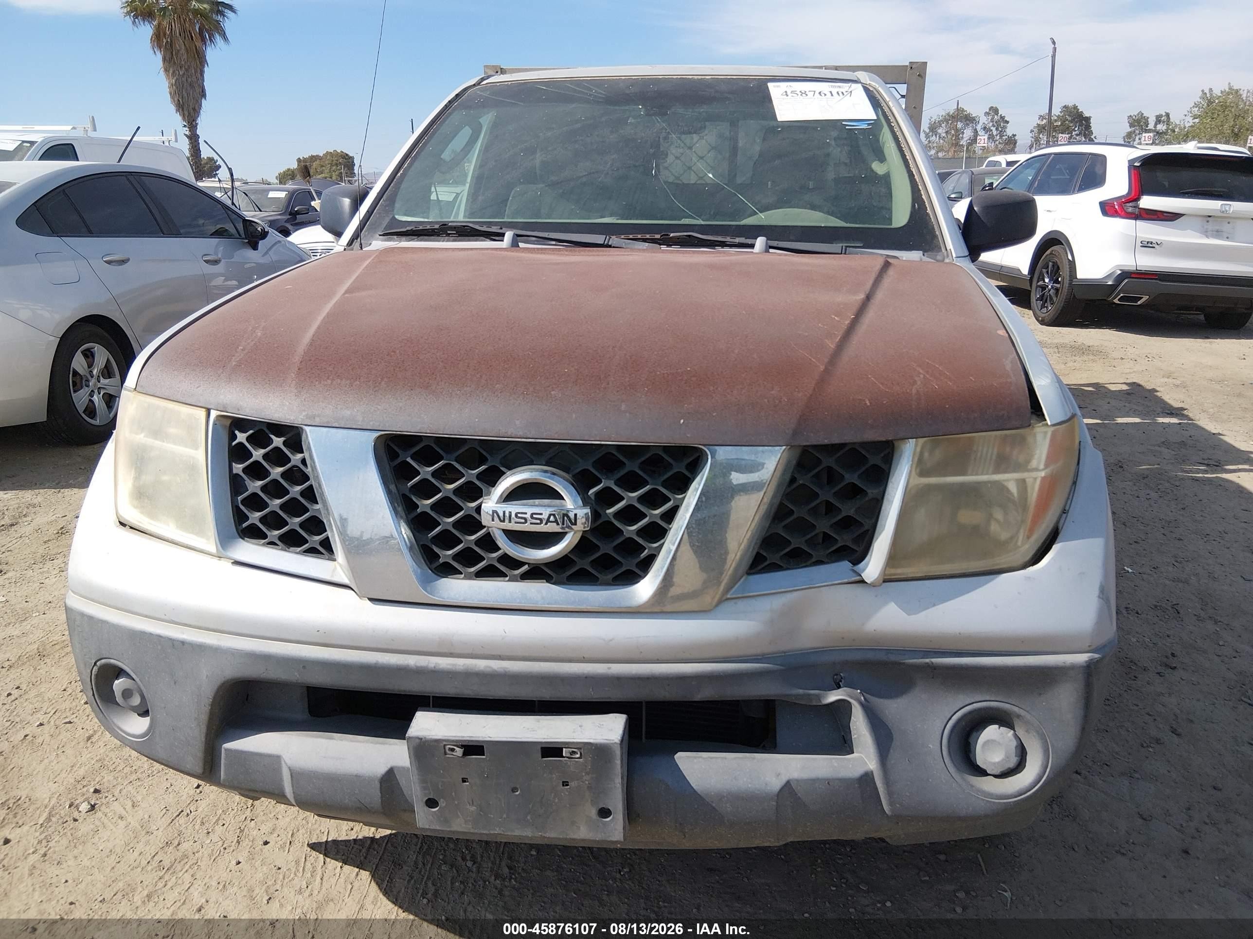 2007 Nissan Frontier Xe Gray vin: 1N6BD06T77C440009
