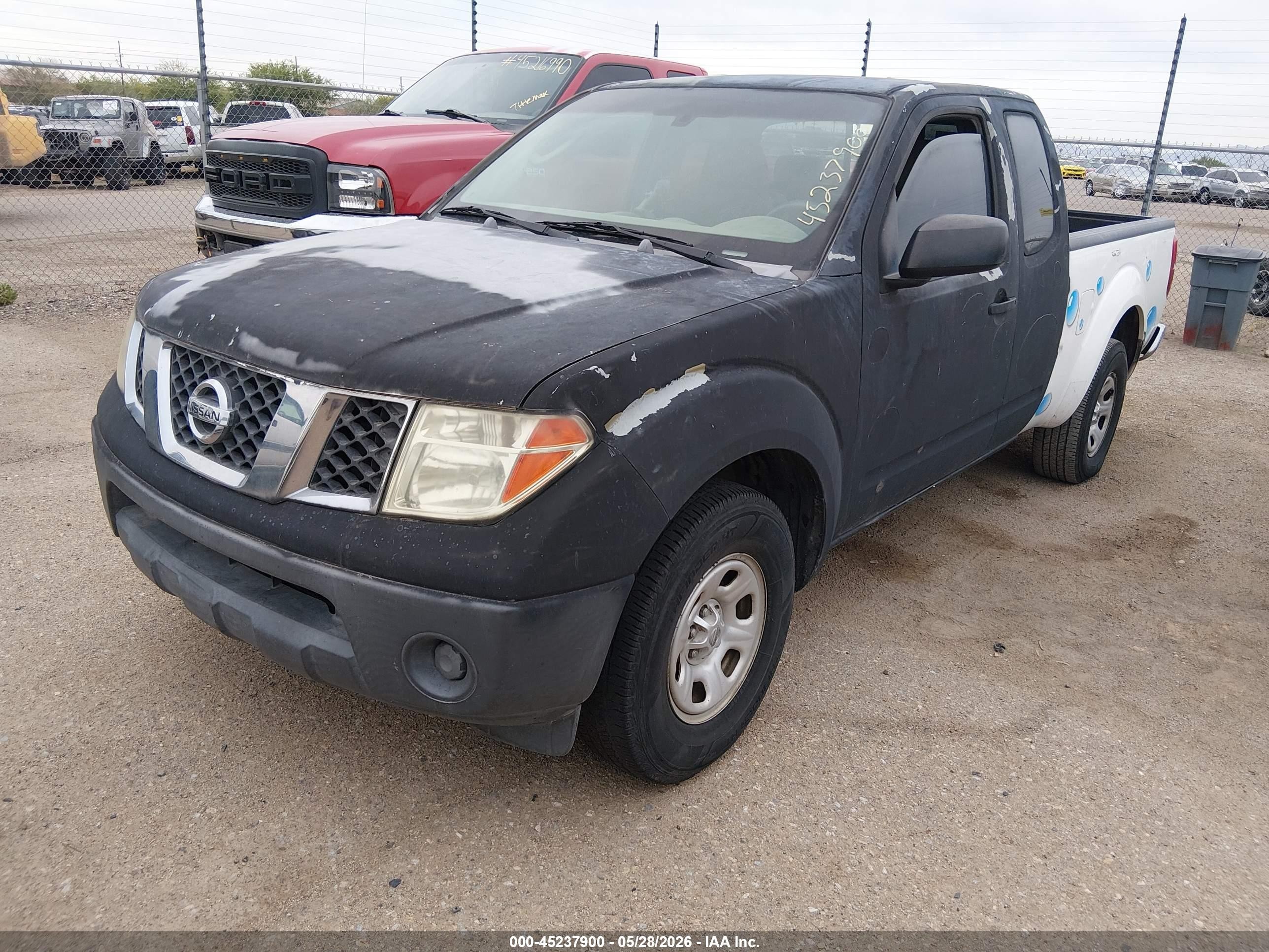 2006 Nissan Frontier Xe White vin: 1N6BD06T86C468447