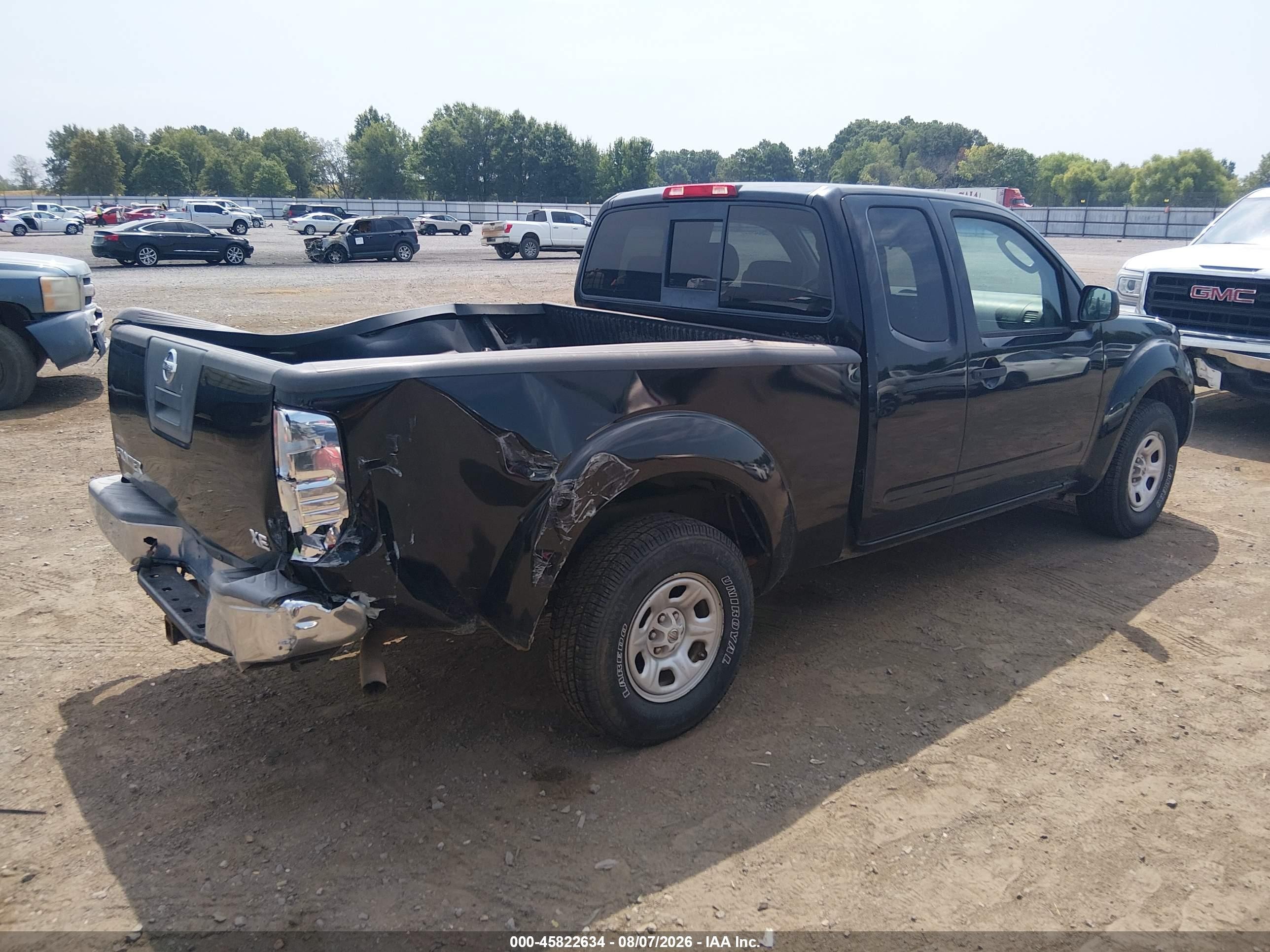 2007 Nissan Frontier Xe Black vin: 1N6BD06T87C434087