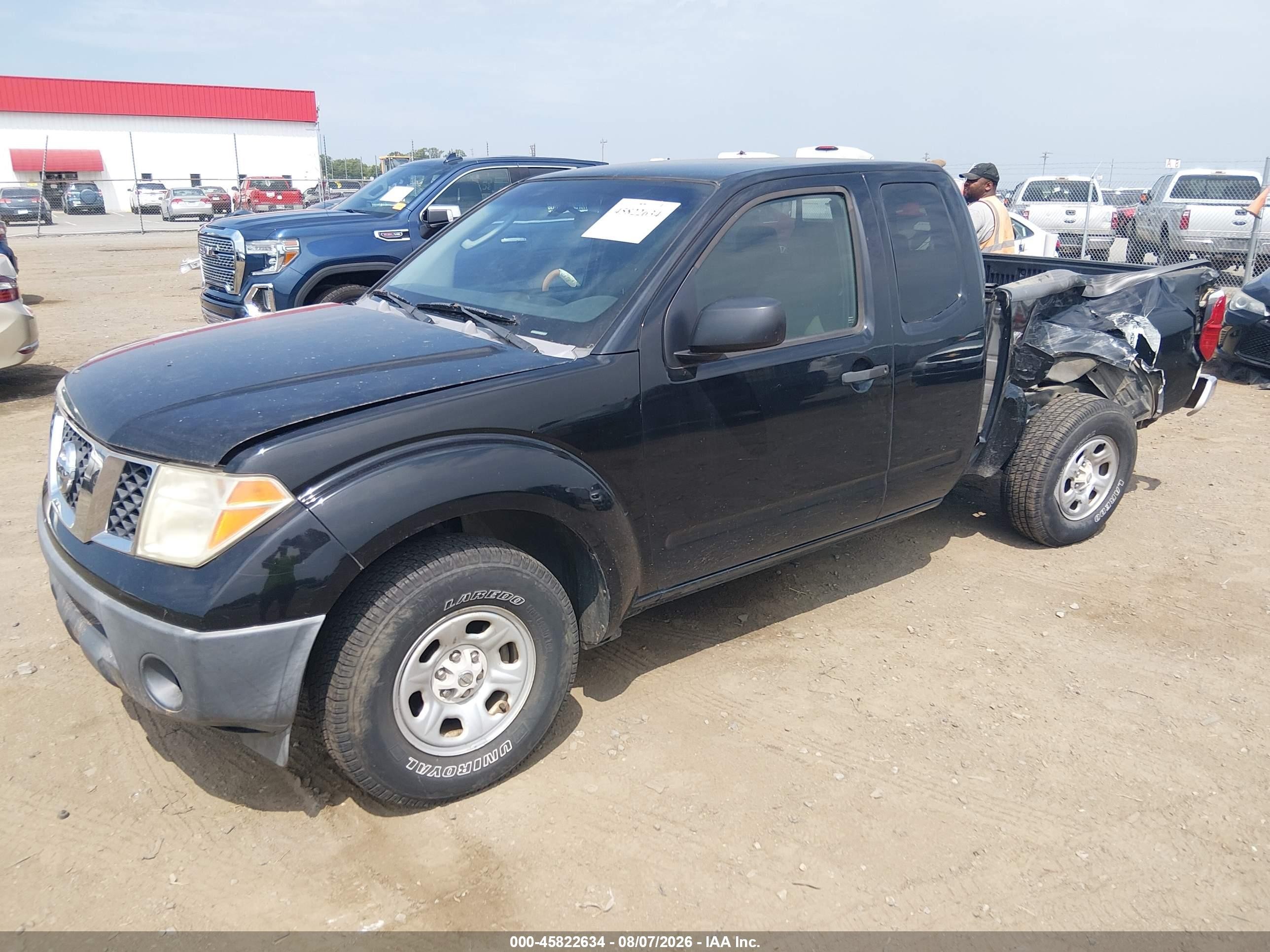2007 Nissan Frontier Xe Black vin: 1N6BD06T87C434087