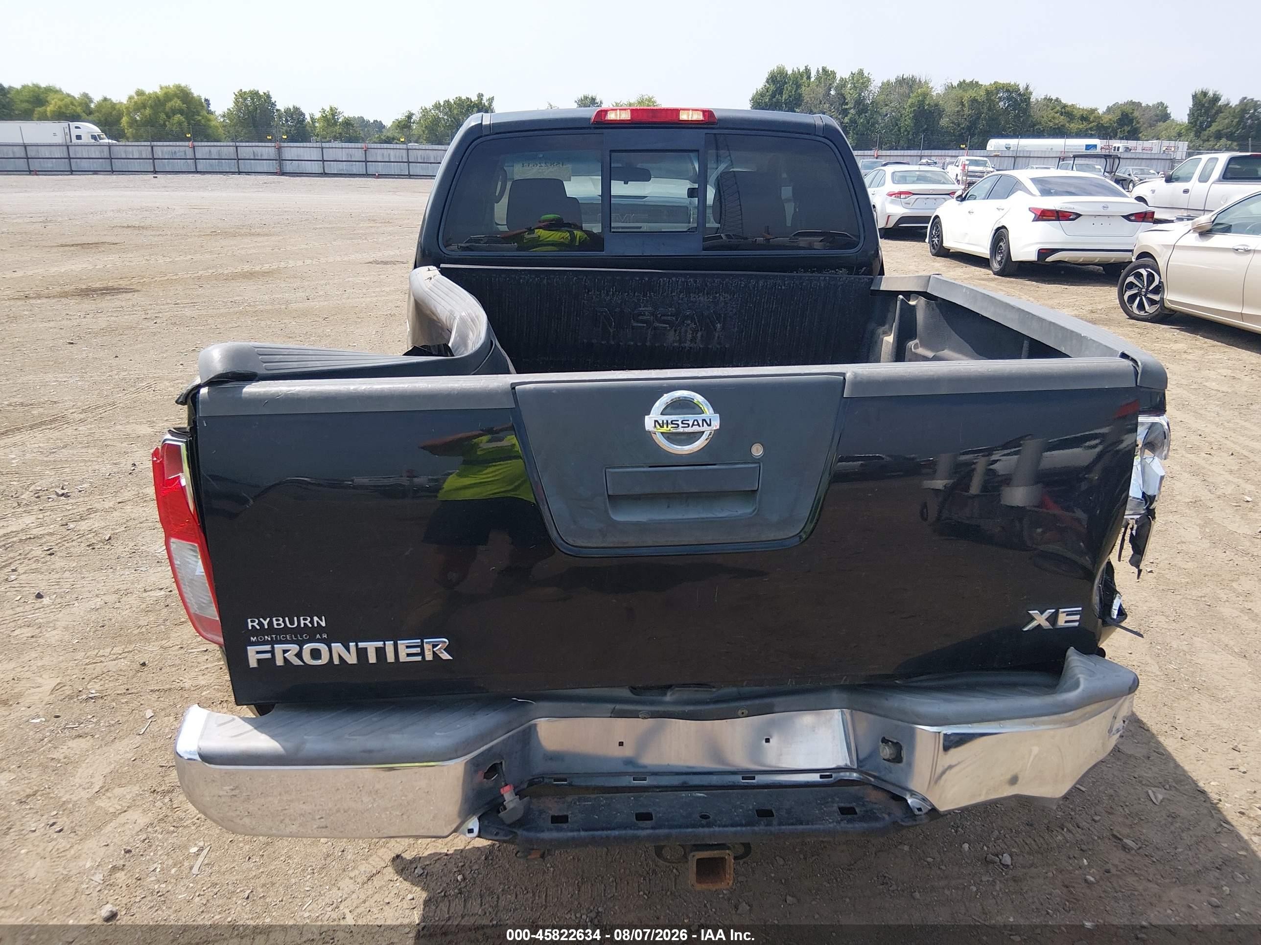 2007 Nissan Frontier Xe Black vin: 1N6BD06T87C434087