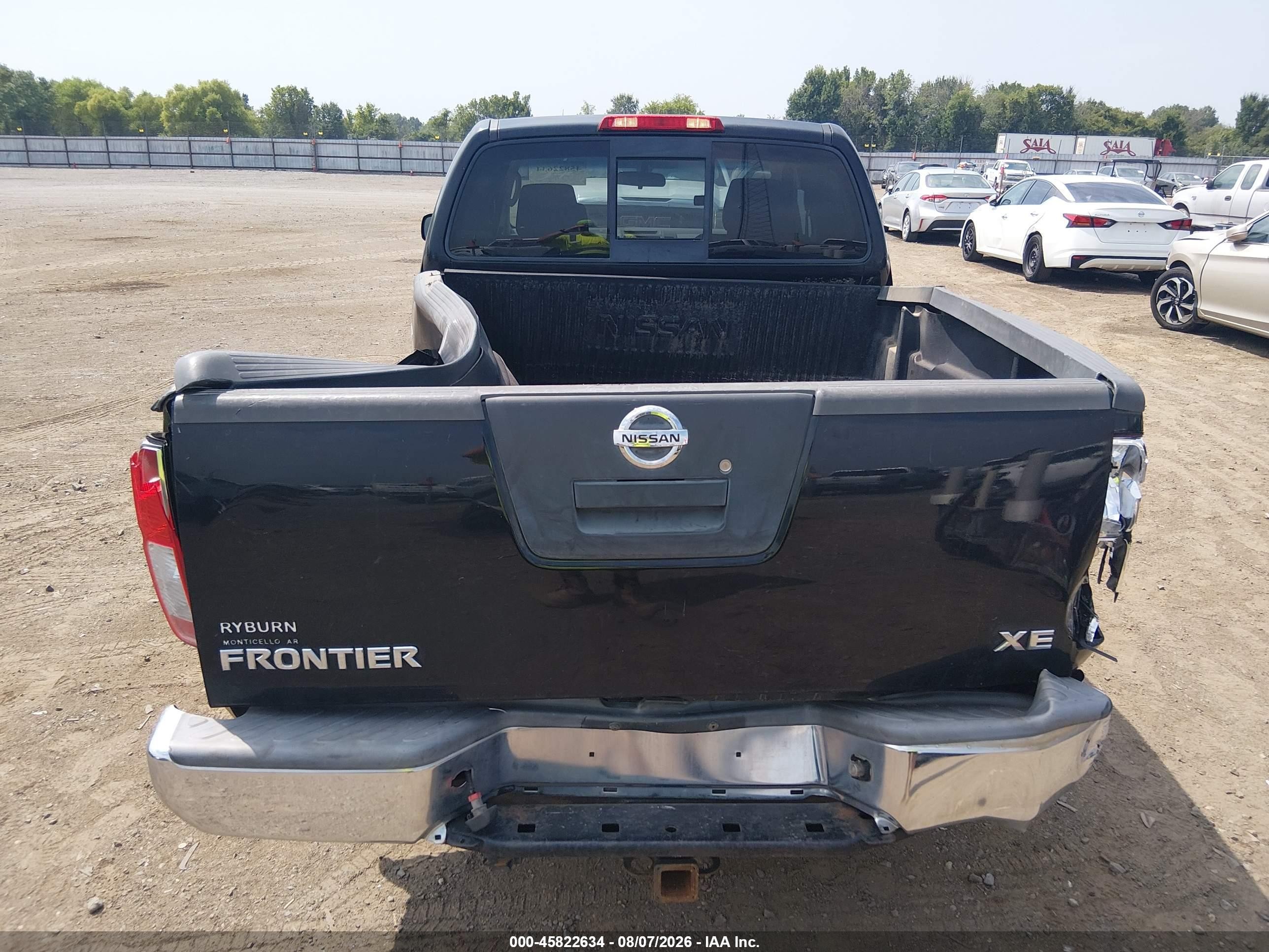 2007 Nissan Frontier Xe Black vin: 1N6BD06T87C434087