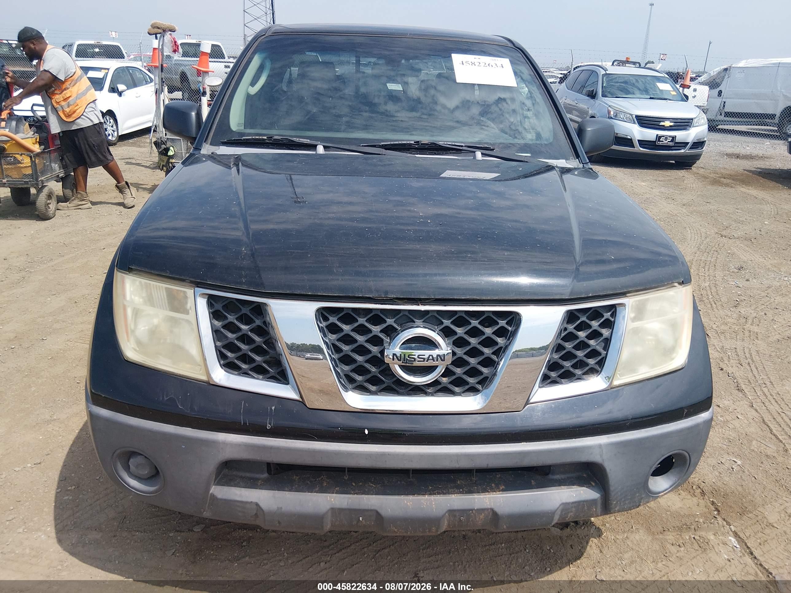 2007 Nissan Frontier Xe Black vin: 1N6BD06T87C434087