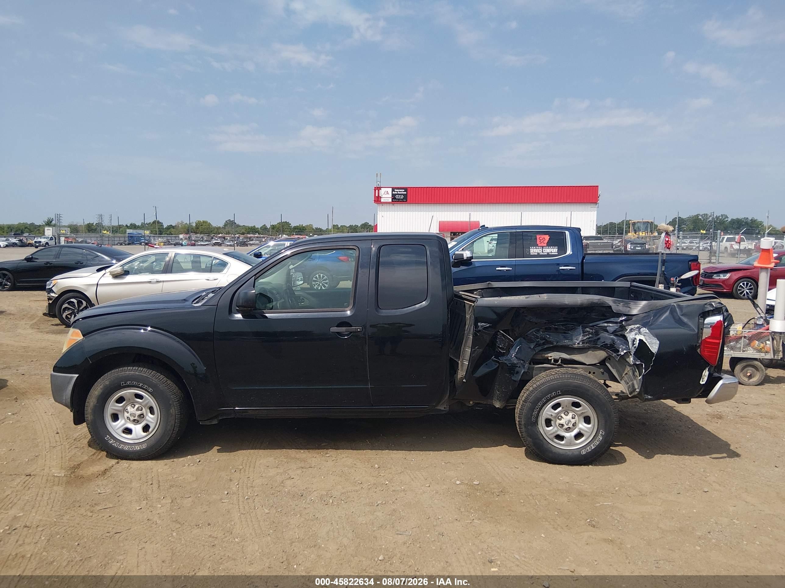 2007 Nissan Frontier Xe Black vin: 1N6BD06T87C434087