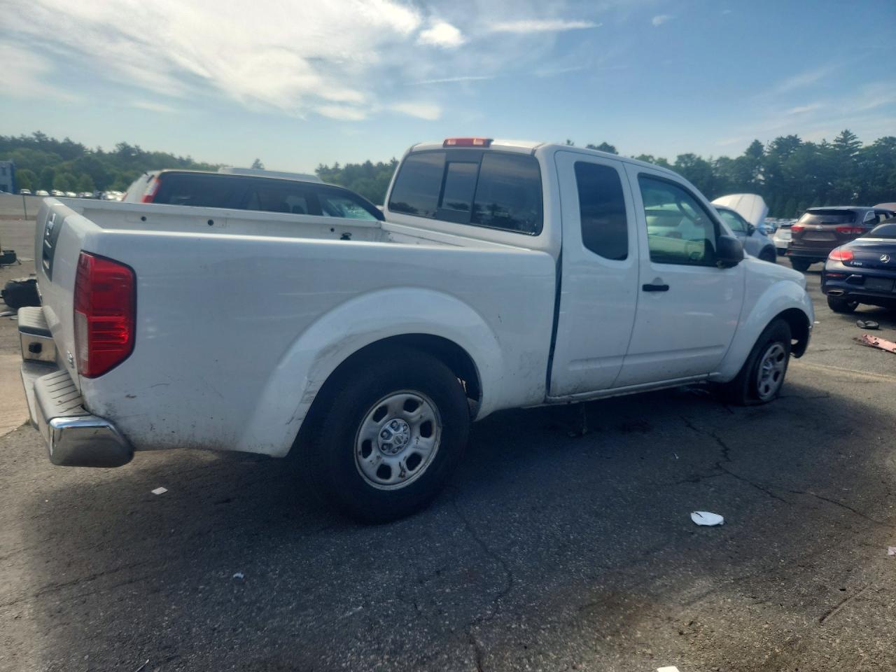 2009 Nissan Frontier Xe White vin: 1N6BD06T89C408088