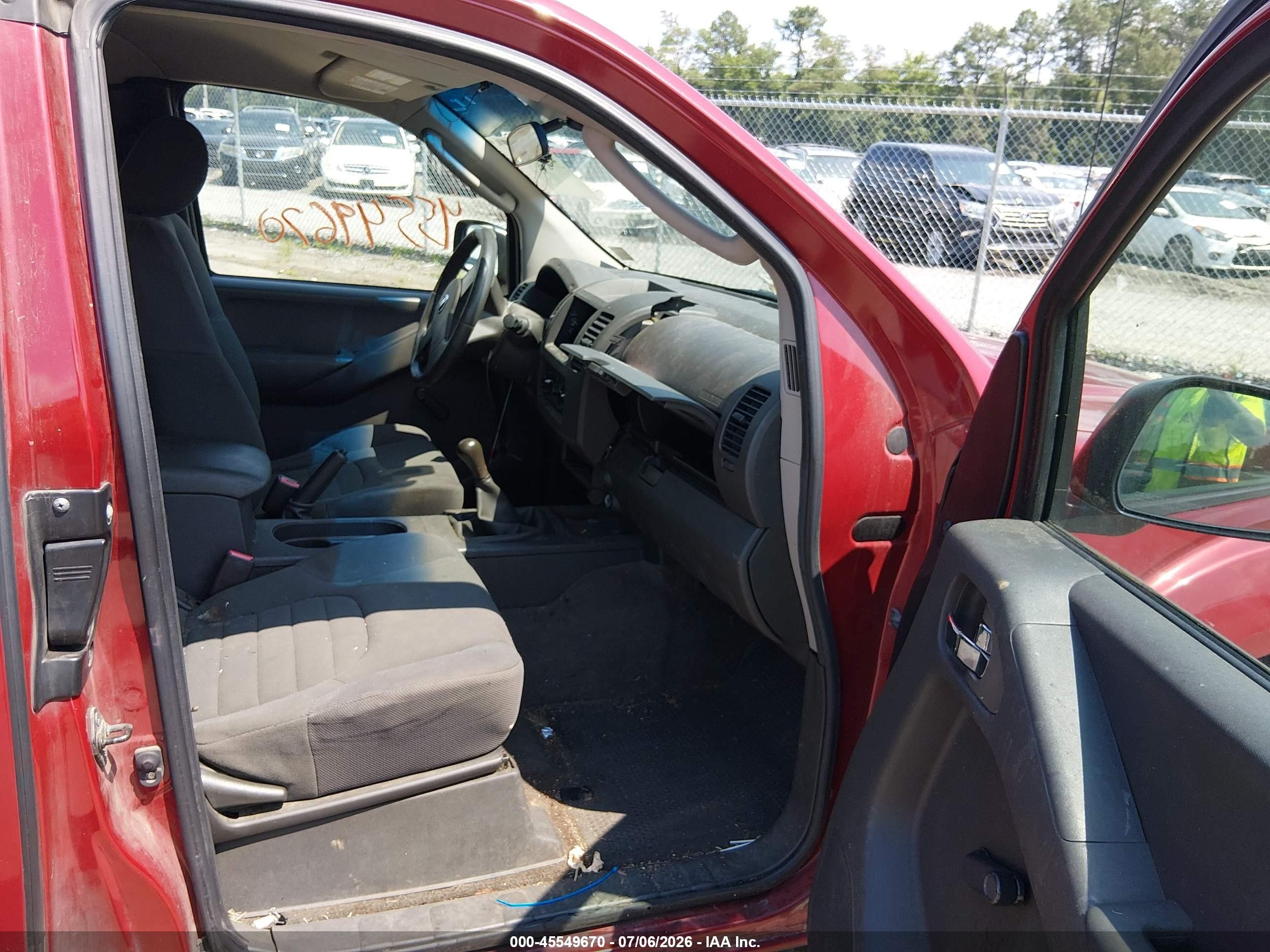 2009 Nissan Frontier Xe Red vin: 1N6BD06T89C412898