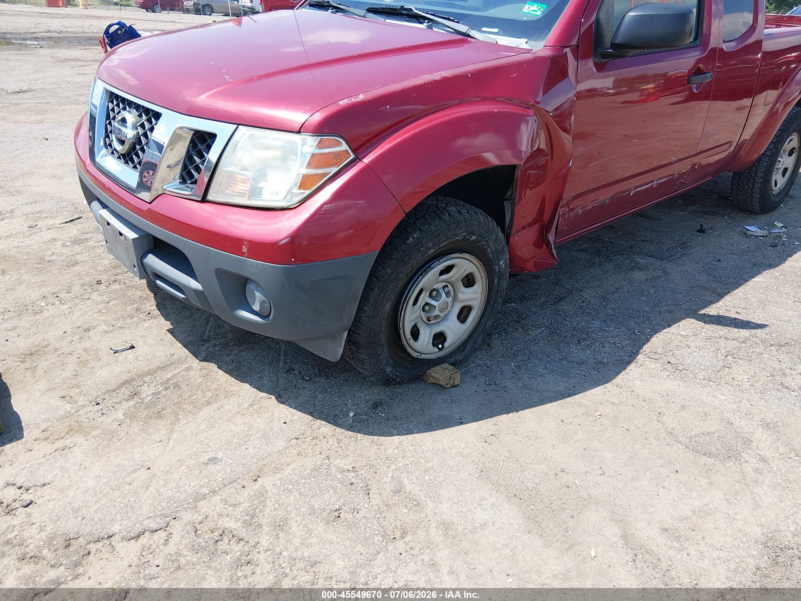 2009 Nissan Frontier Xe Red vin: 1N6BD06T89C412898
