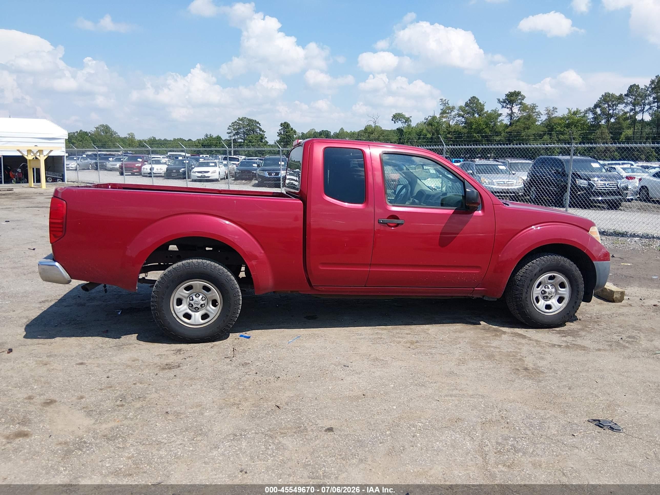 2009 Nissan Frontier Xe Red vin: 1N6BD06T89C412898
