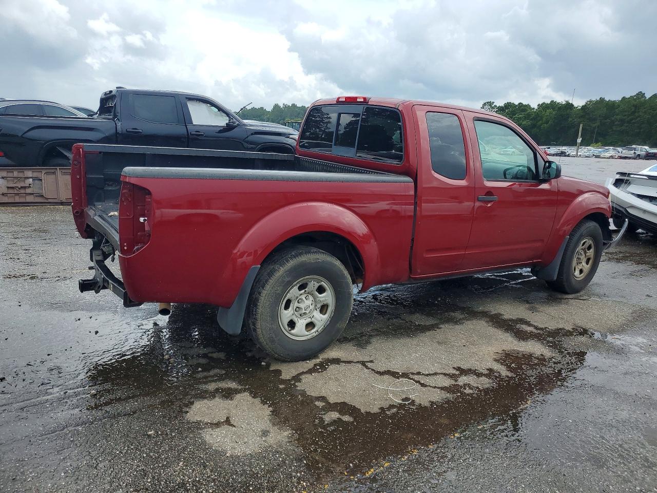 2008 Nissan Frontier Xe Red vin: 1N6BD06T98C417445